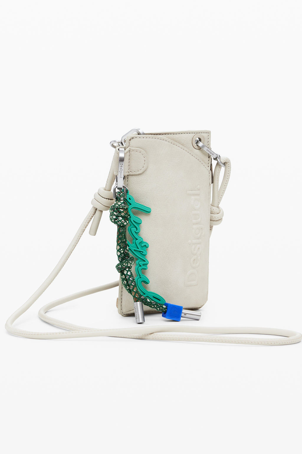 CARTERA BEIGE DE MUJER DESIGUAL 