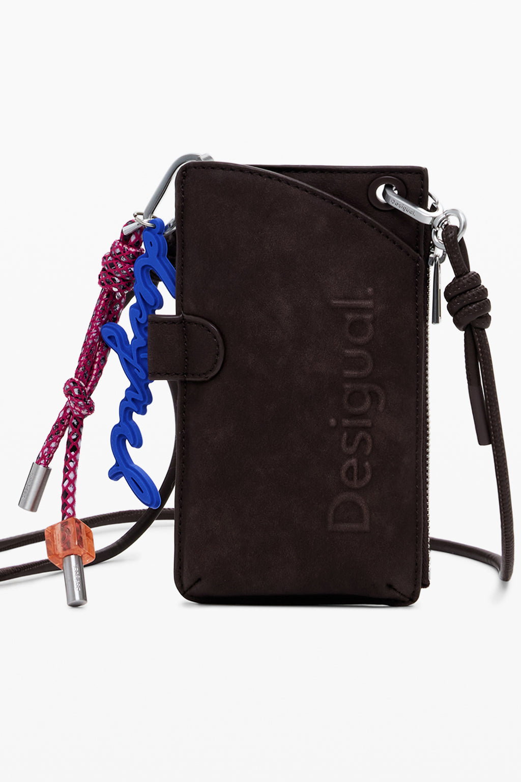 CARTERA MARRÓN DE MUJER DESIGUAL 