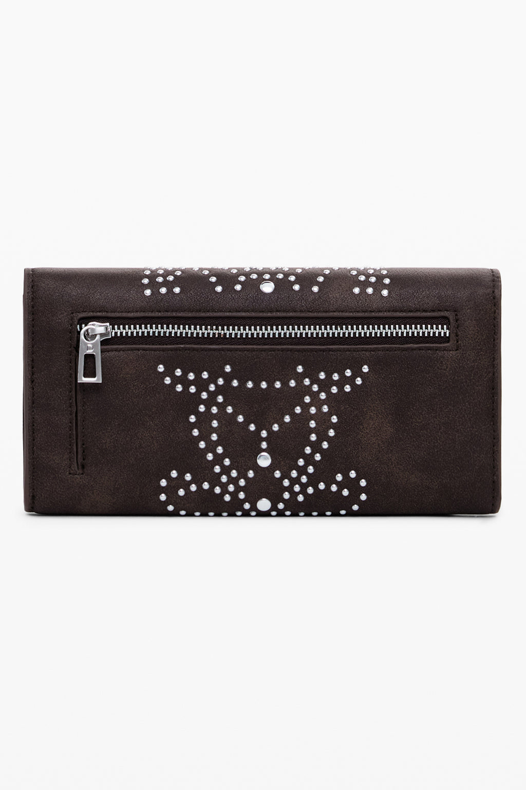 CARTERA MARRÓN DE MUJER DESIGUAL 