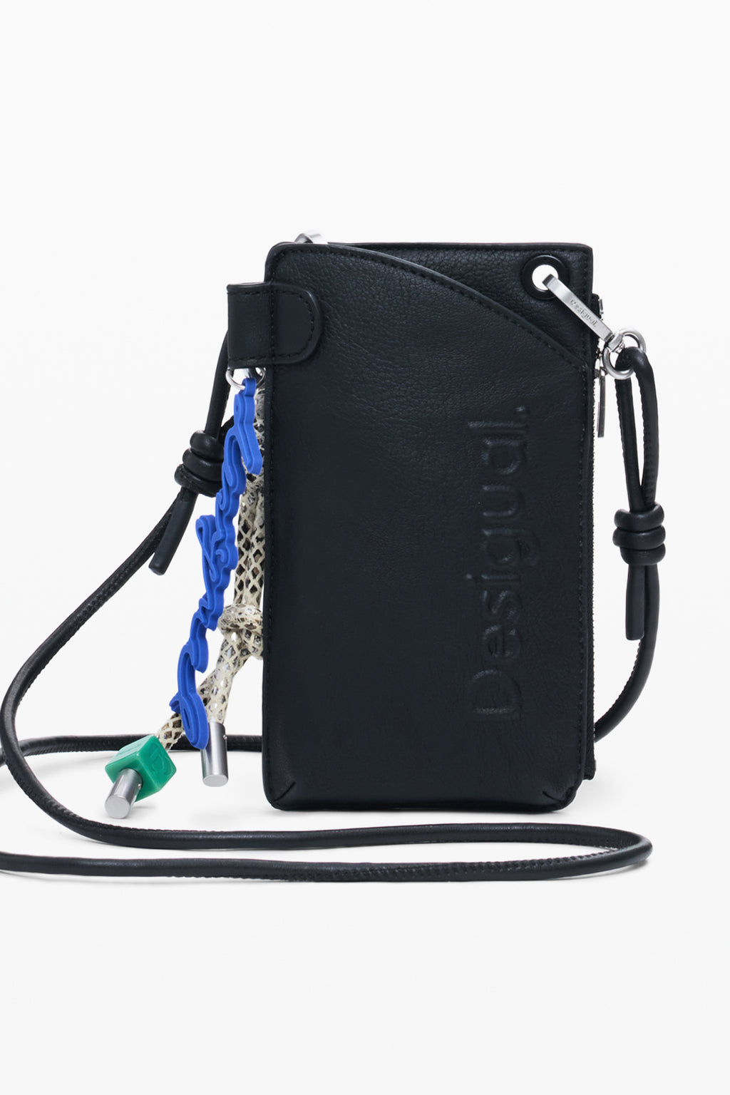 CARTERA NEGRA DE MUJER DESIGUAL 