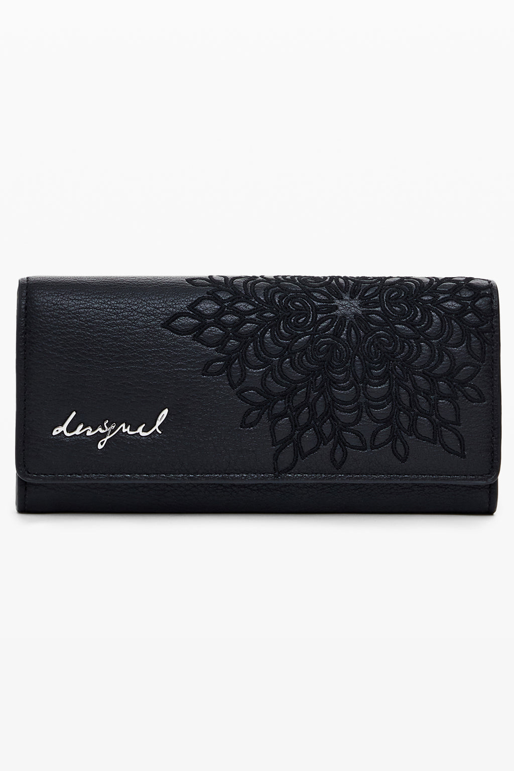 CARTERA NEGRA DE MUJER DESIGUAL 