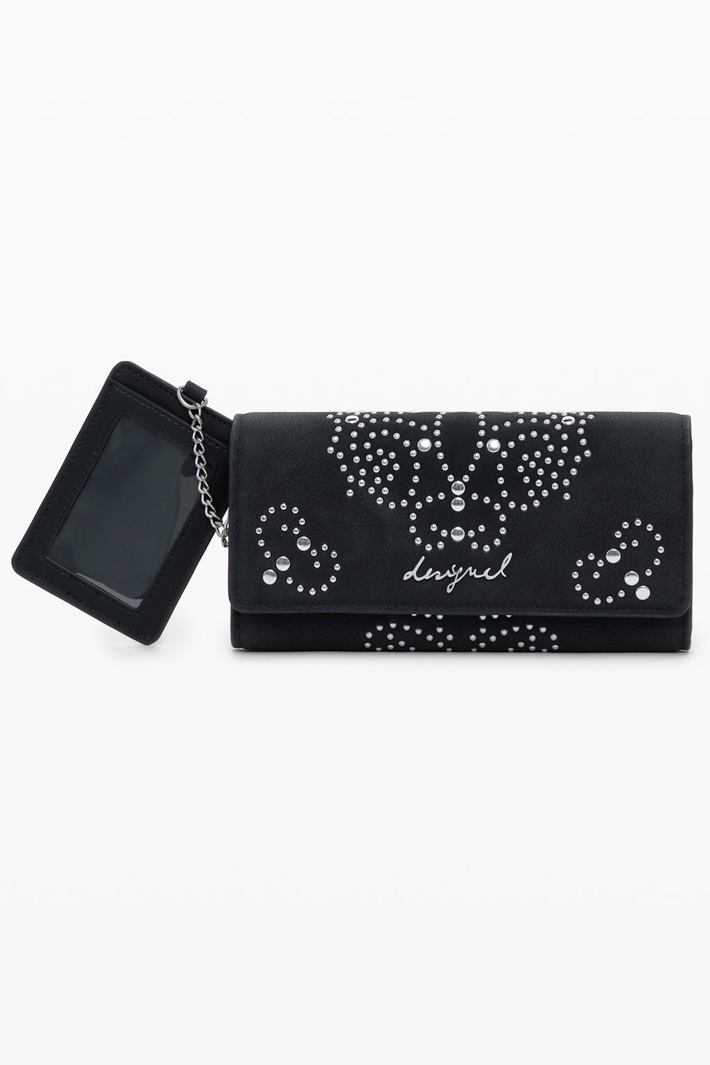DESIGUAL WOMEN'S BLACK WALLET 