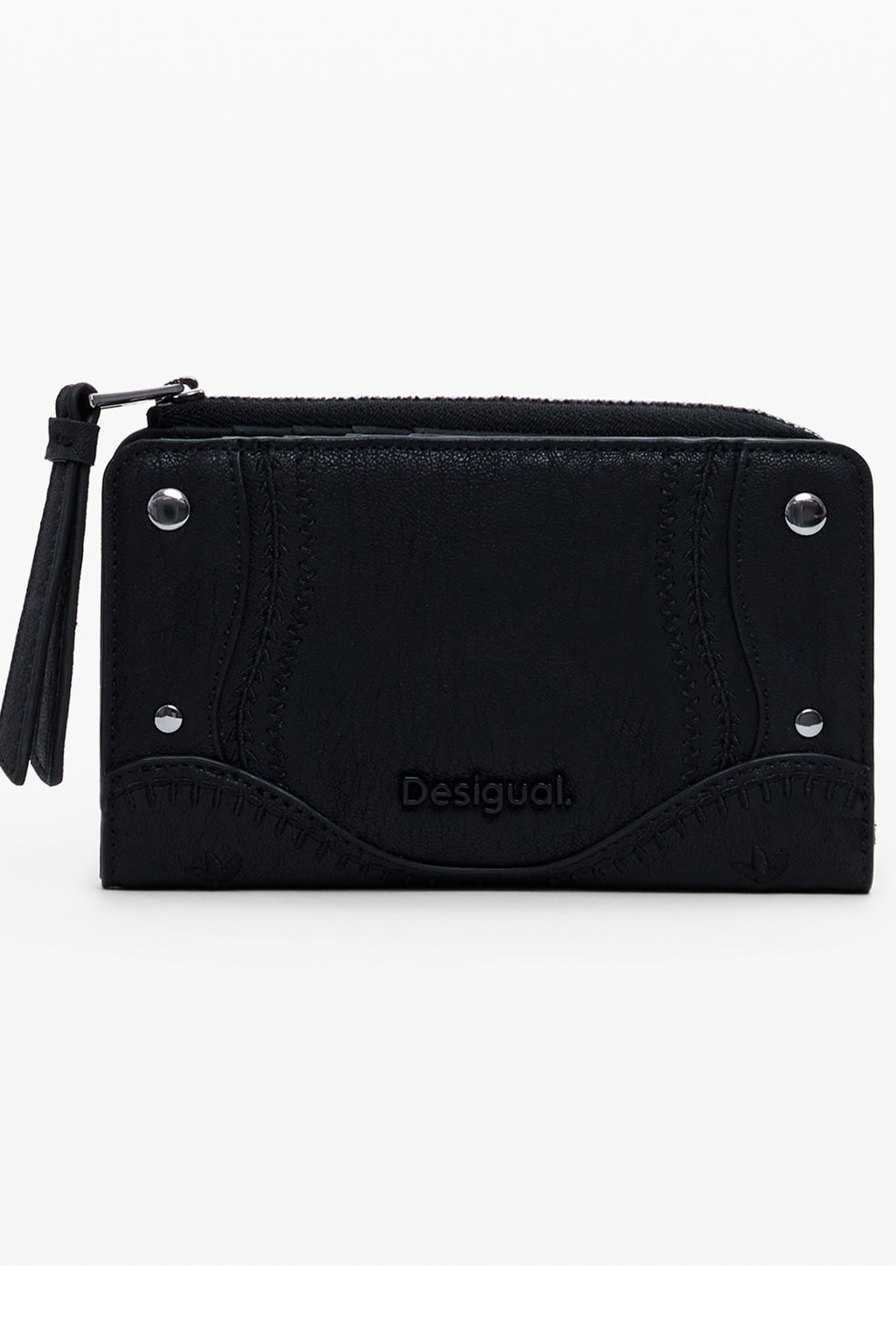 DESIGUAL WOMEN'S BLACK WALLET 