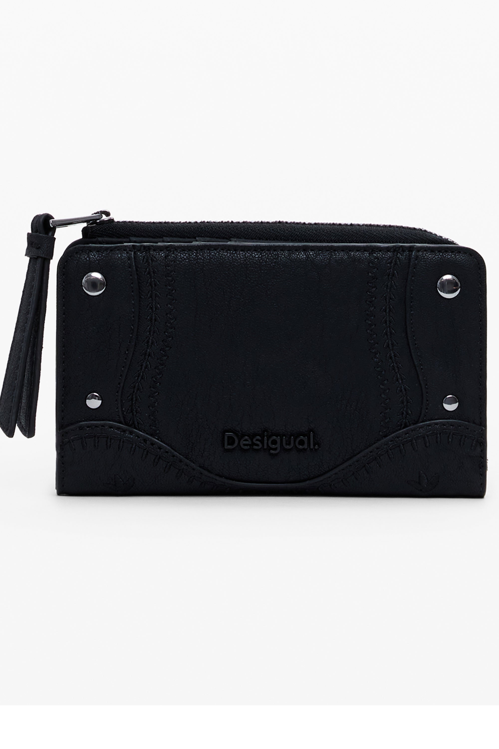DESIGUAL WOMEN'S BLACK WALLET 