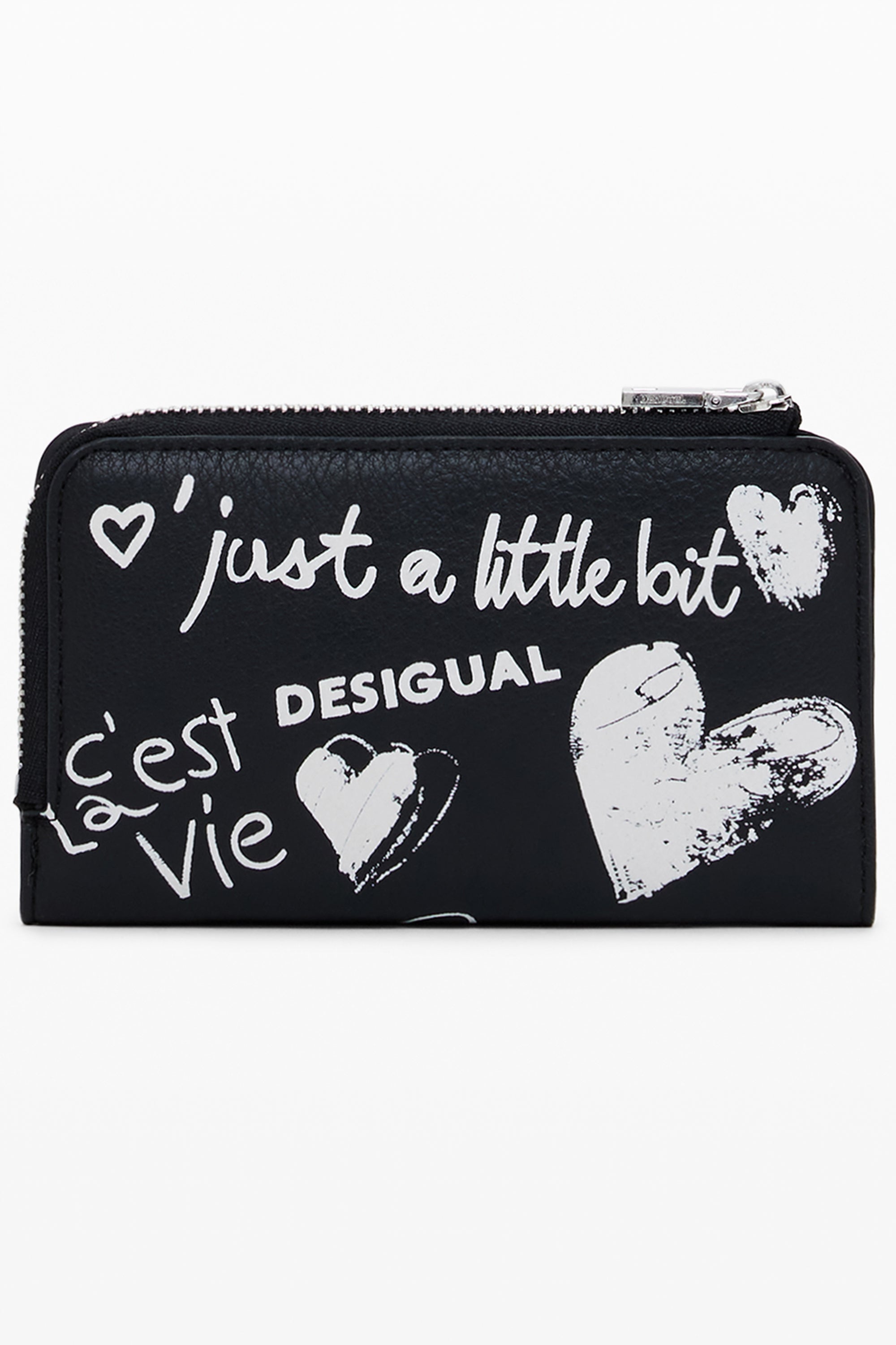 DESIGUAL WOMEN'S BLACK WALLET 