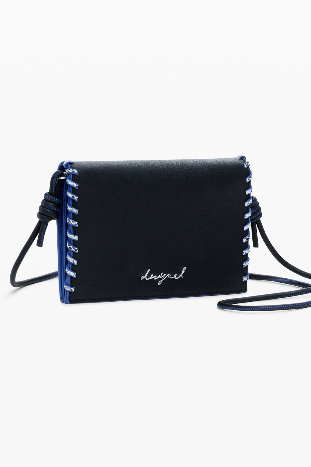 CARTERA NEGRA DE MUJER DESIGUAL 