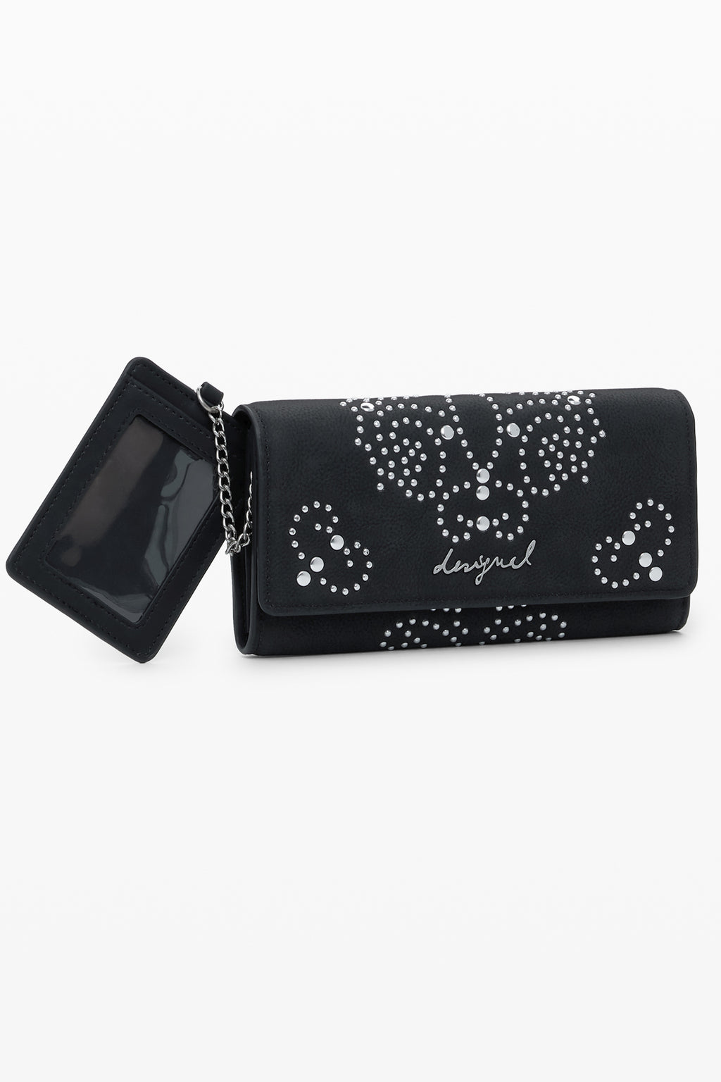 DESIGUAL WOMEN'S BLACK WALLET 