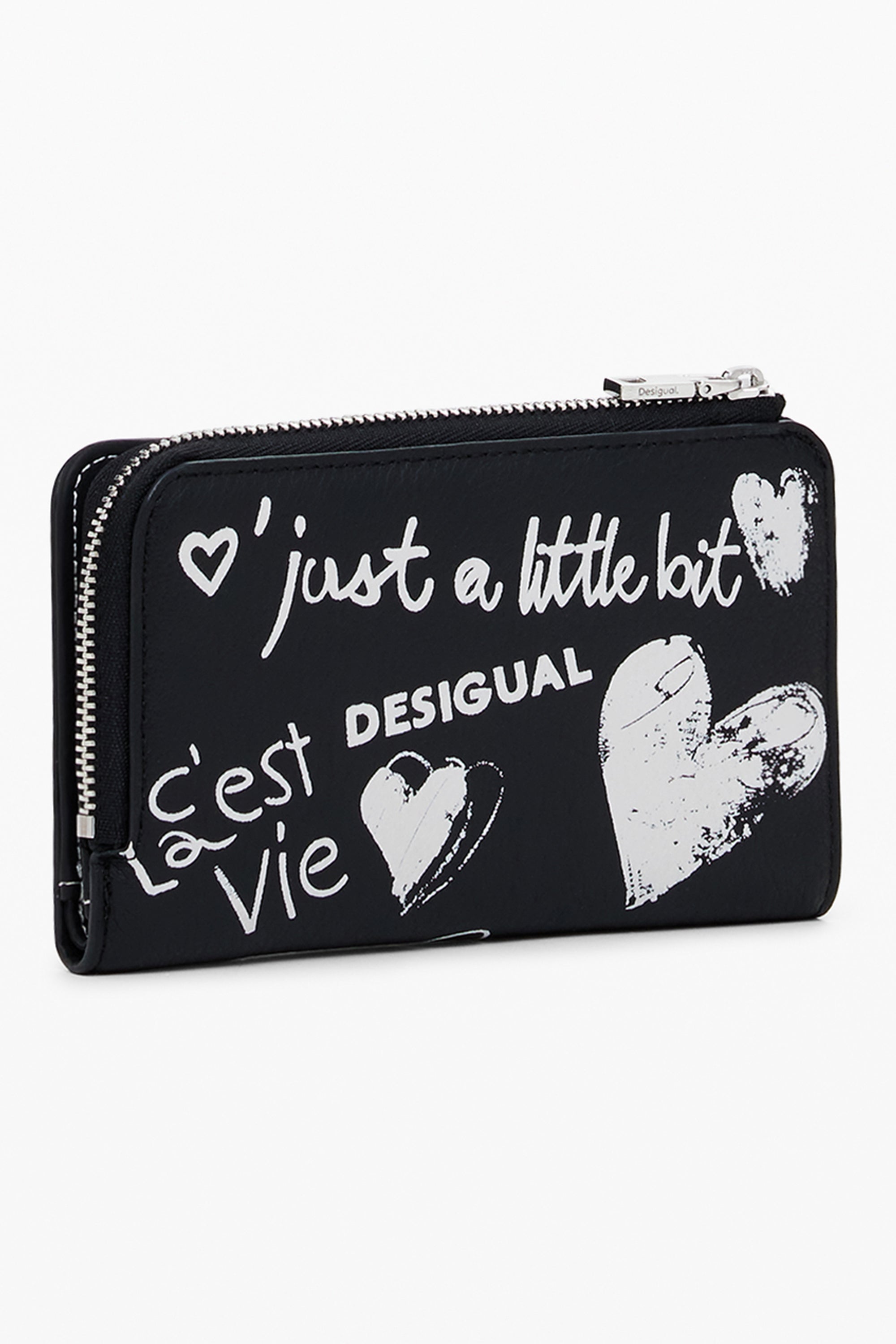DESIGUAL WOMEN'S BLACK WALLET 