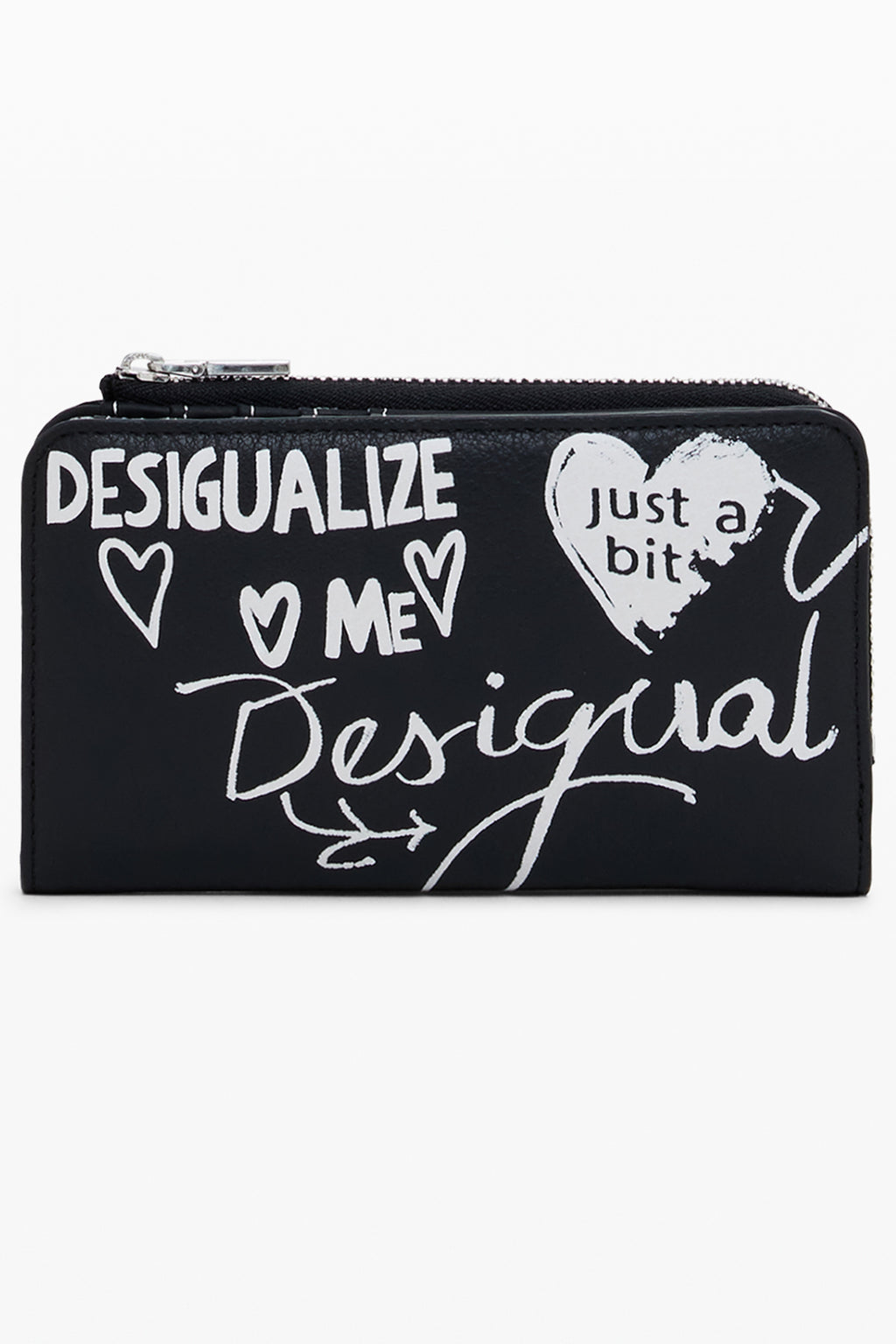 CARTERA NEGRA DE MUJER DESIGUAL 
