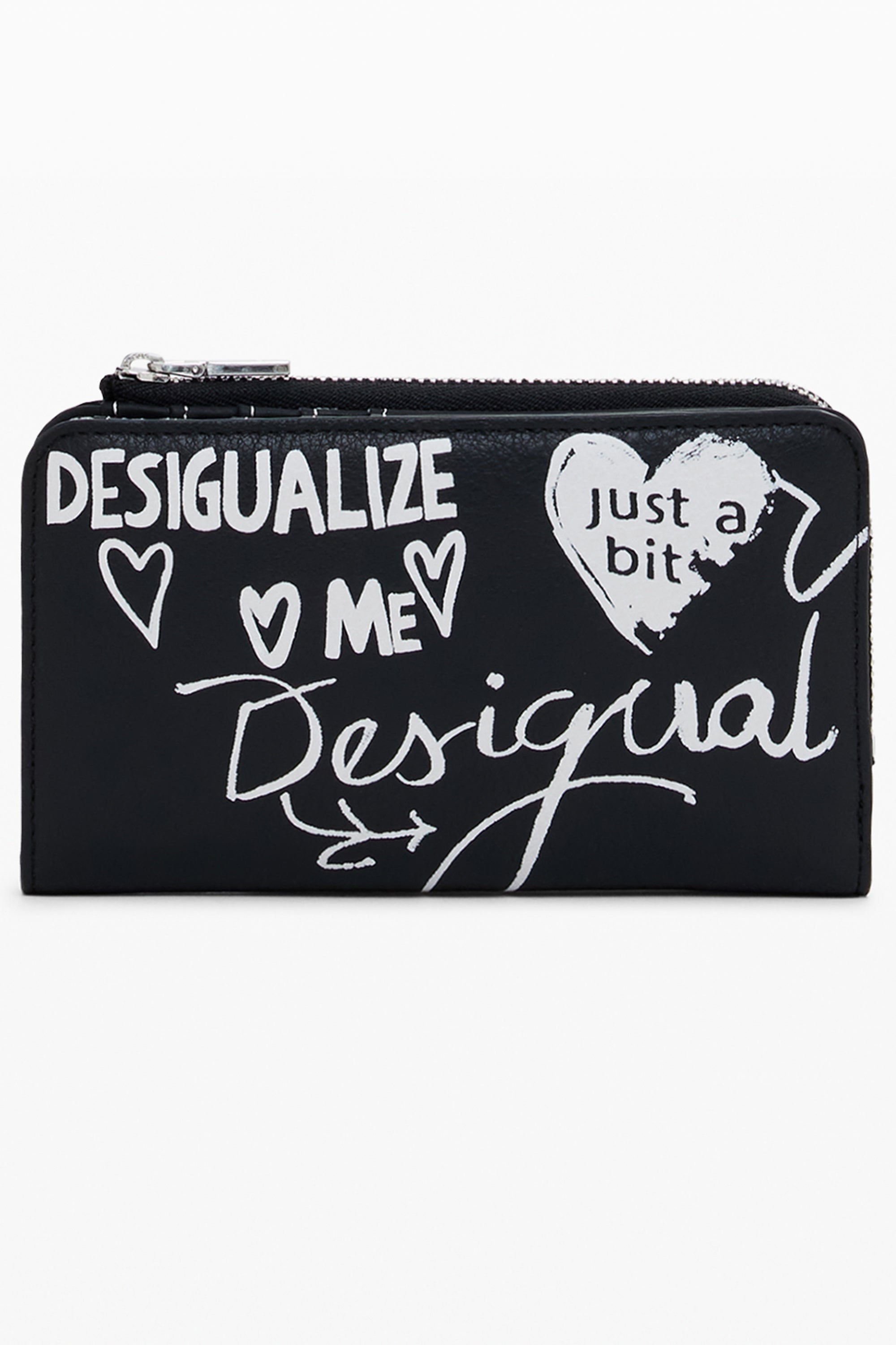DESIGUAL WOMEN'S BLACK WALLET 
