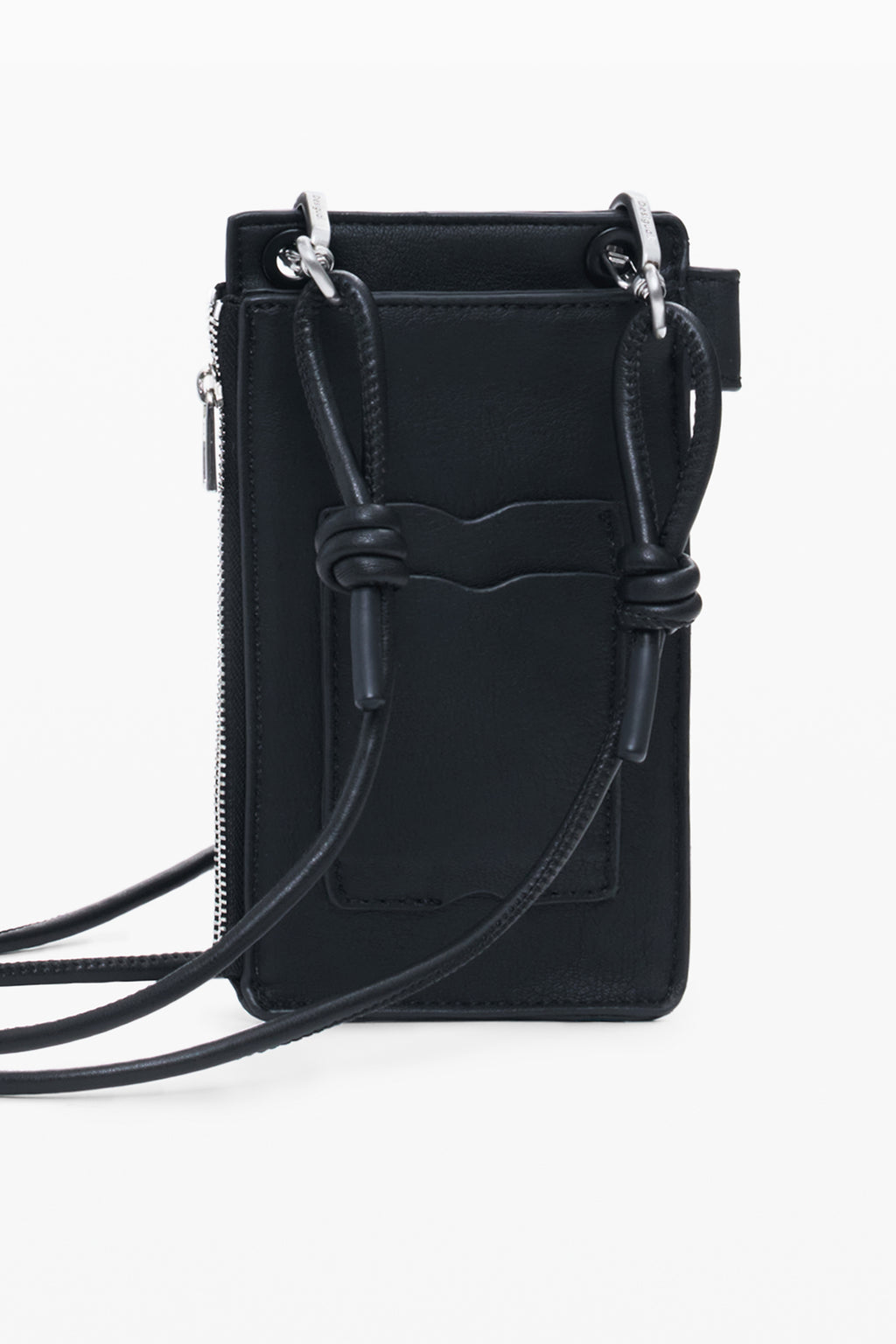 CARTERA NEGRA DE MUJER DESIGUAL 