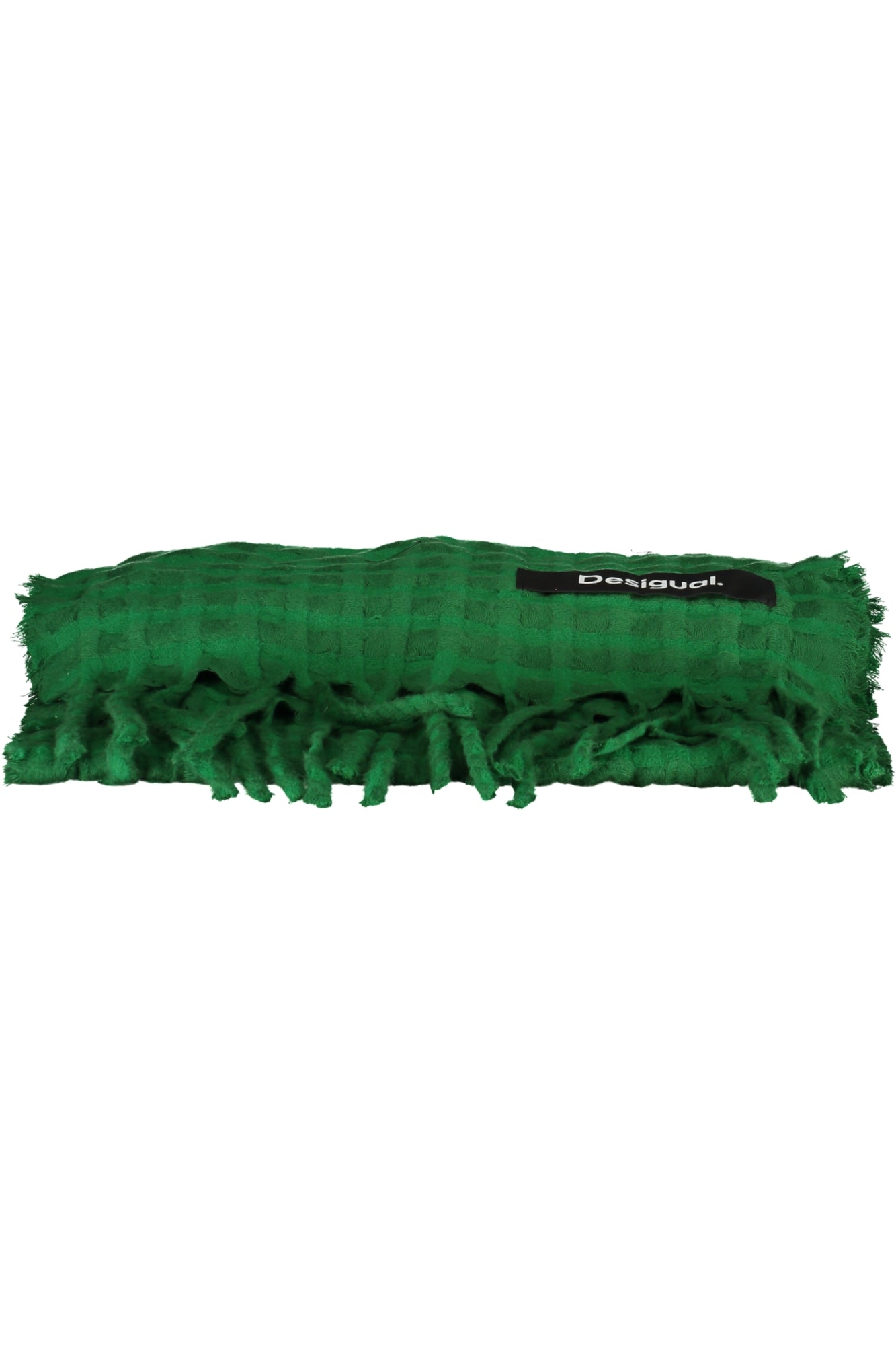 DESIGUAL WOMEN'S GREEN SCARF