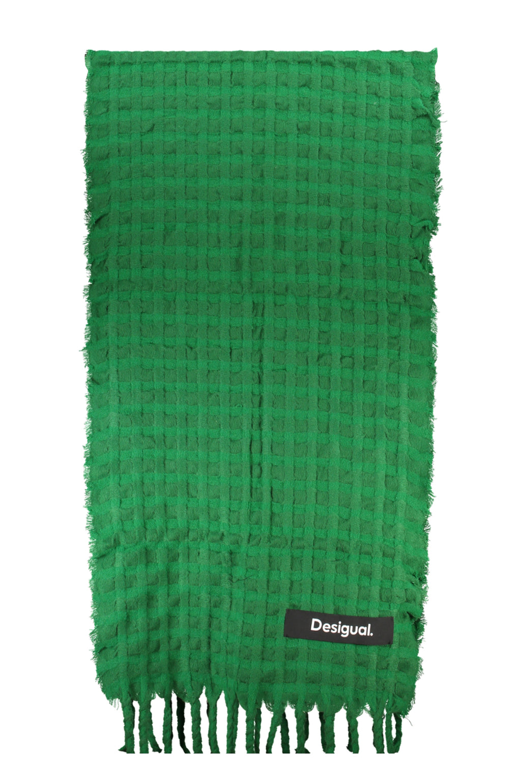 DESIGUAL WOMEN'S GREEN SCARF