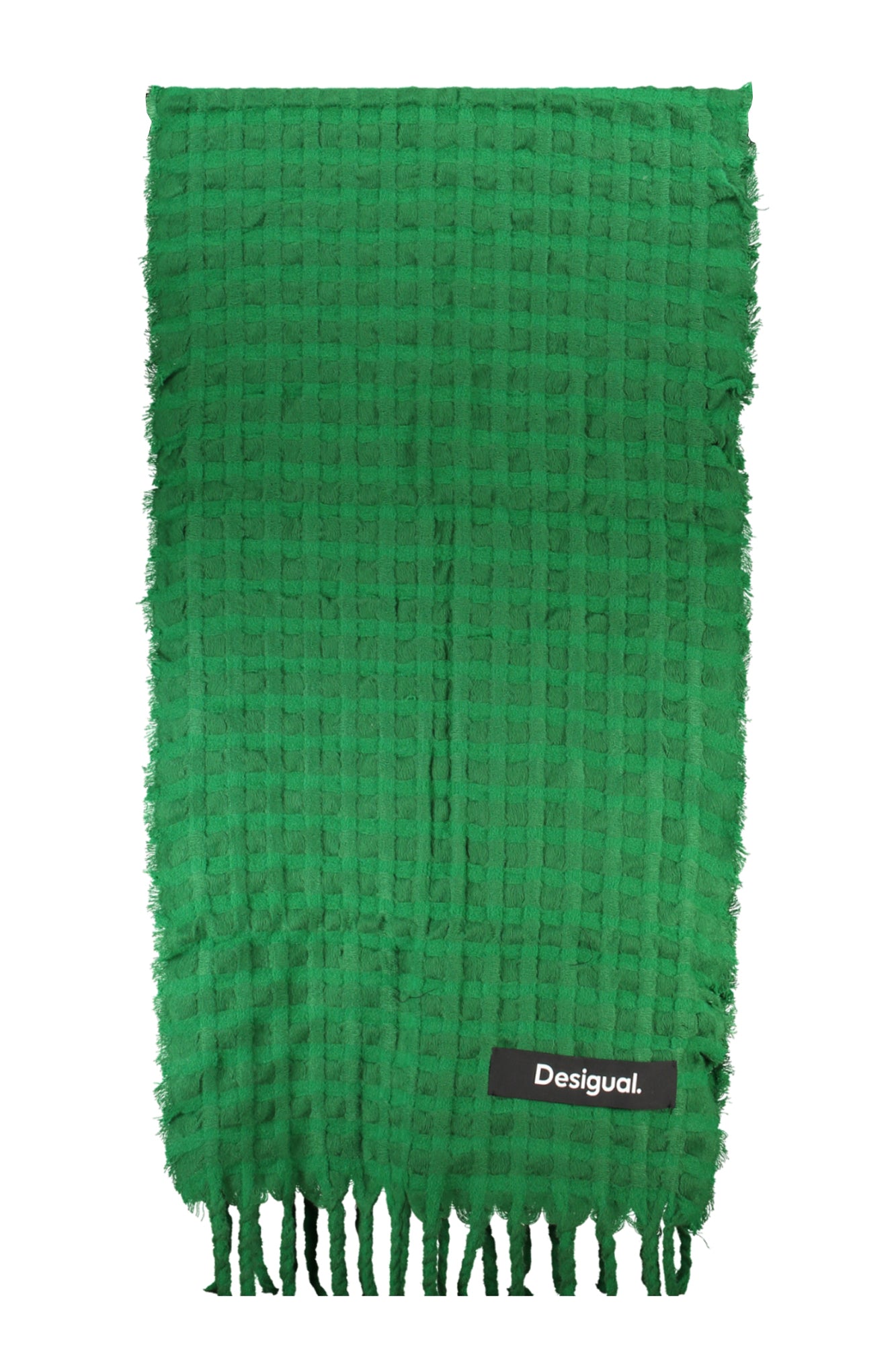 DESIGUAL WOMEN'S GREEN SCARF