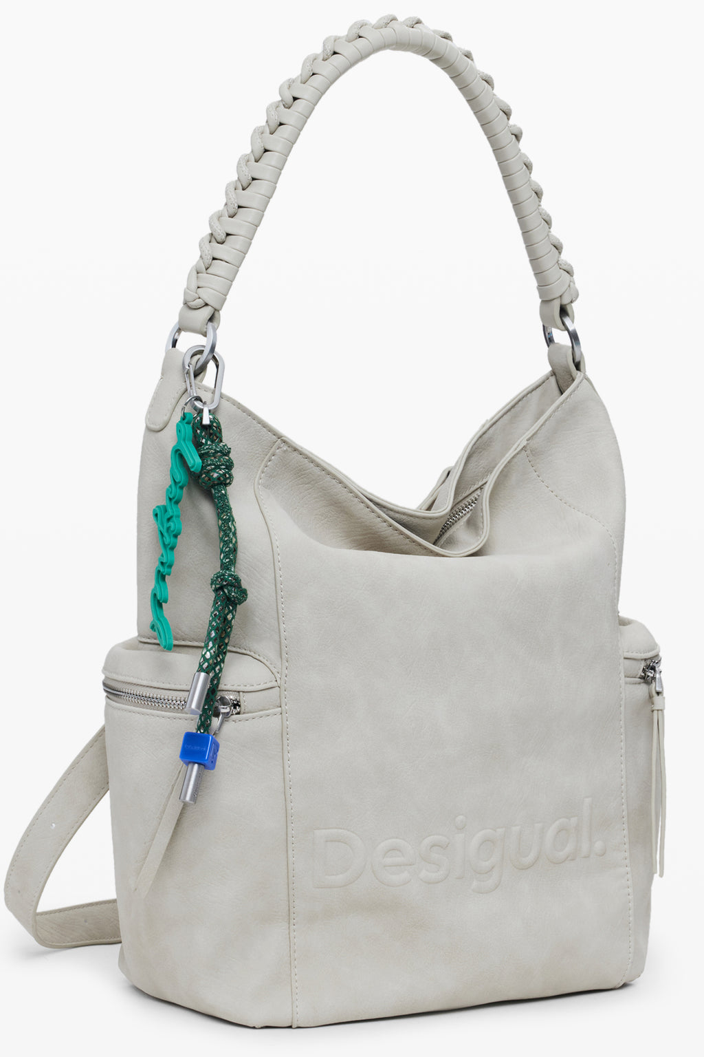 MOCHILA BEIGE DE MUJER DESIGUAL 