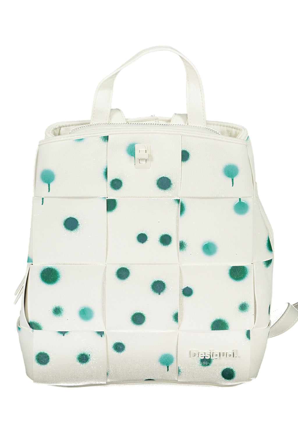 DESIGUAL WOMEN'S WHITE BACKPACK 
