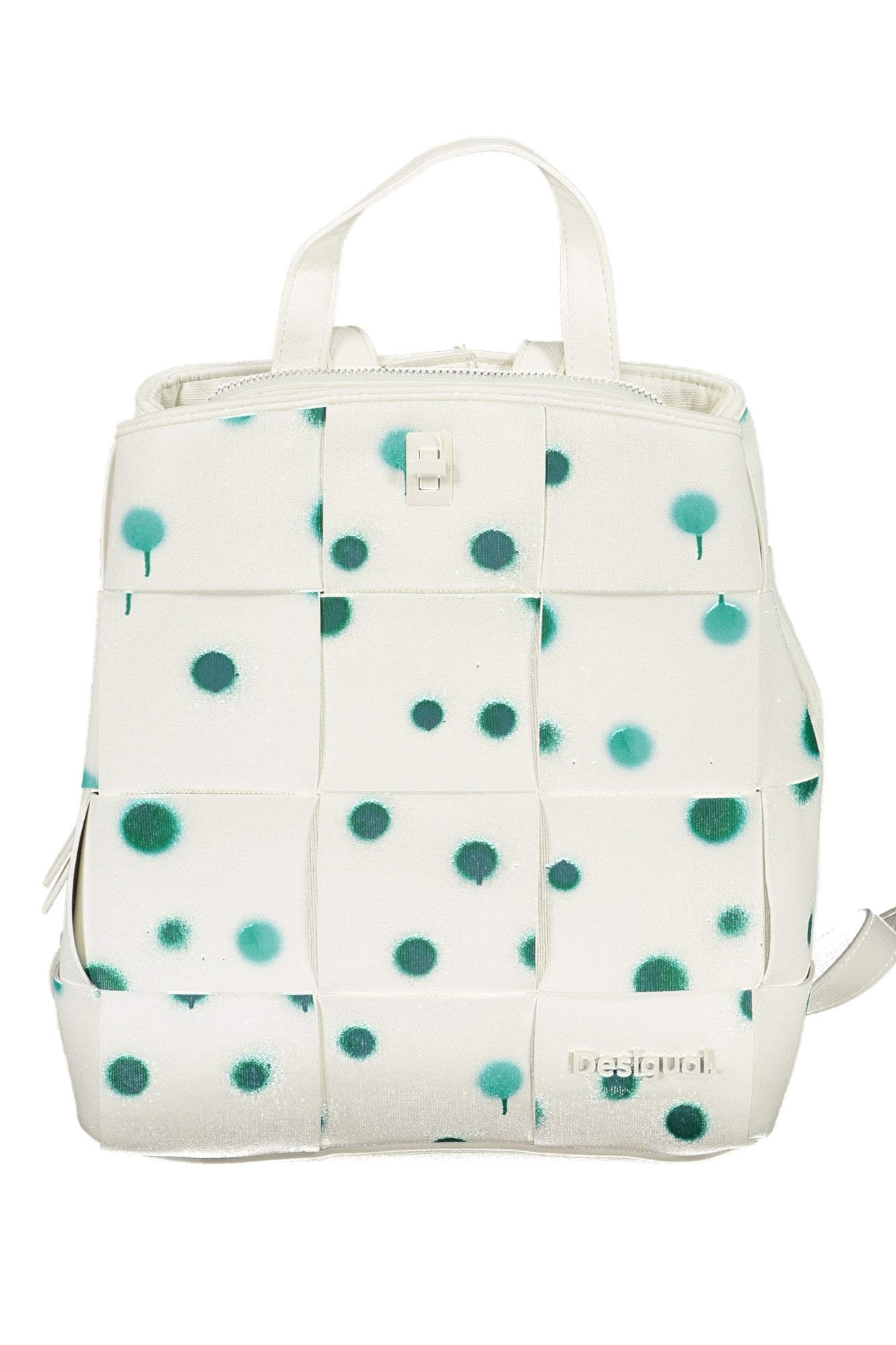 DESIGUAL WOMEN'S WHITE BACKPACK 