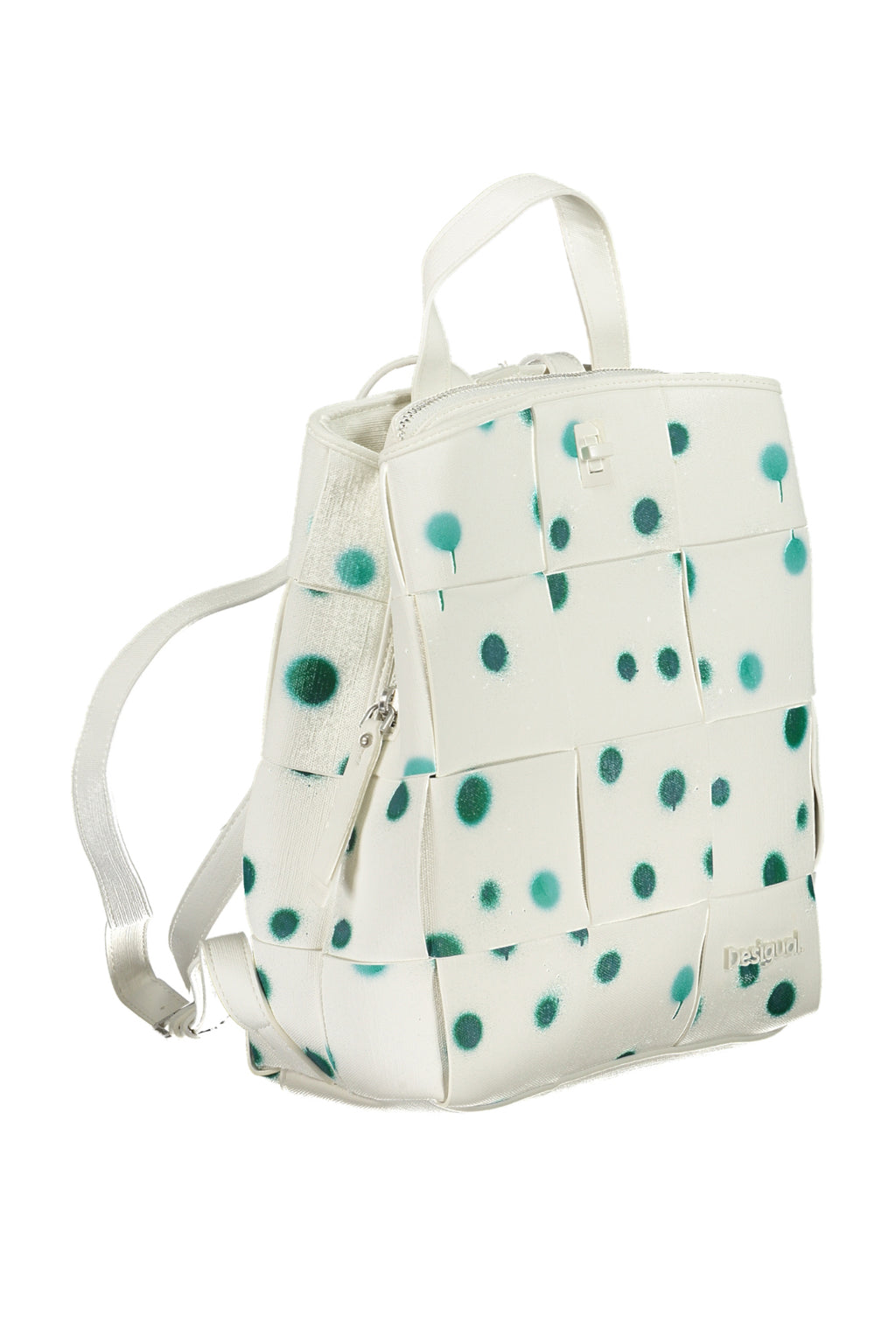 DESIGUAL WOMEN'S WHITE BACKPACK 