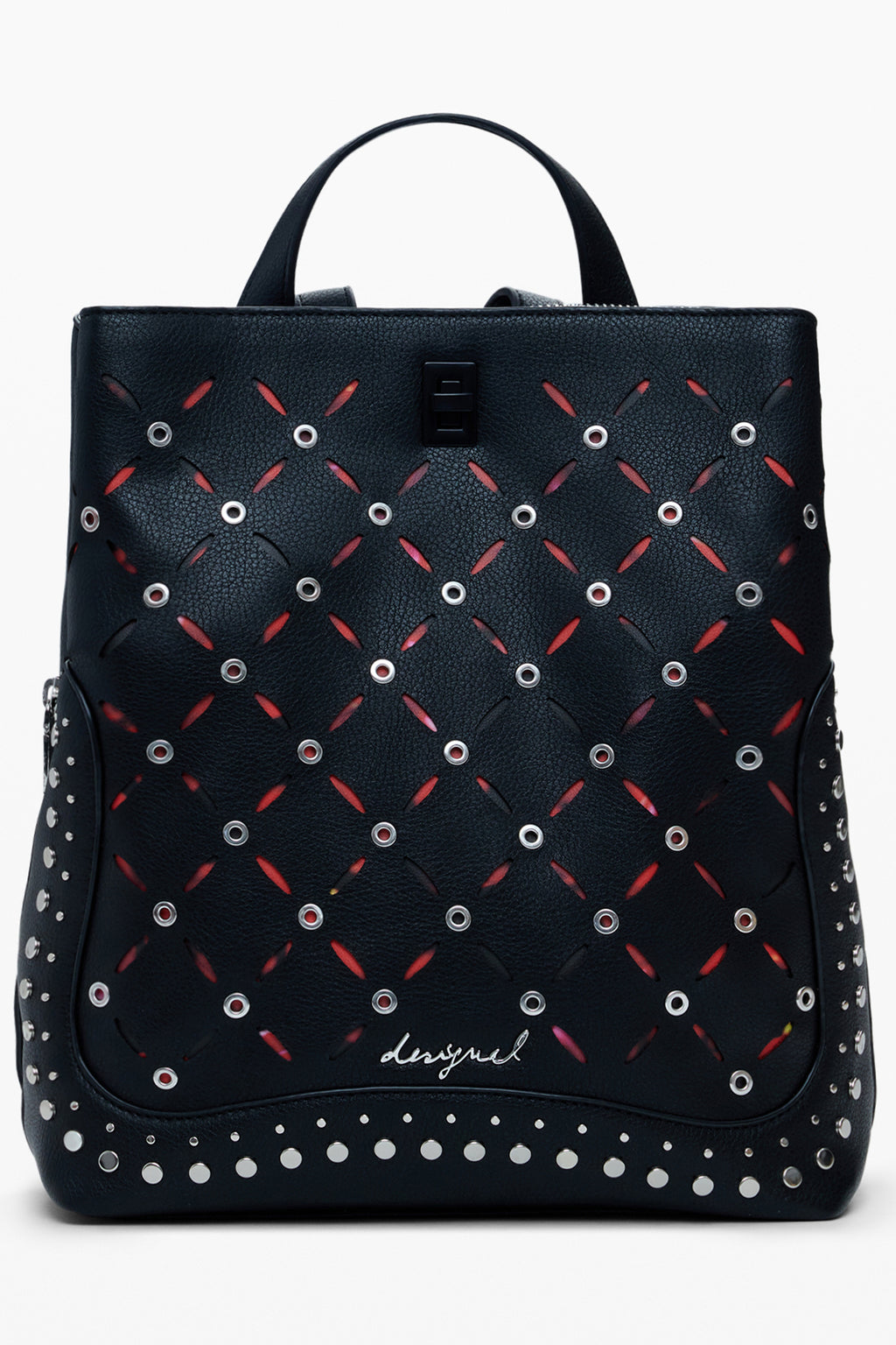 DESIGUAL WOMEN'S BLACK BACKPACK 