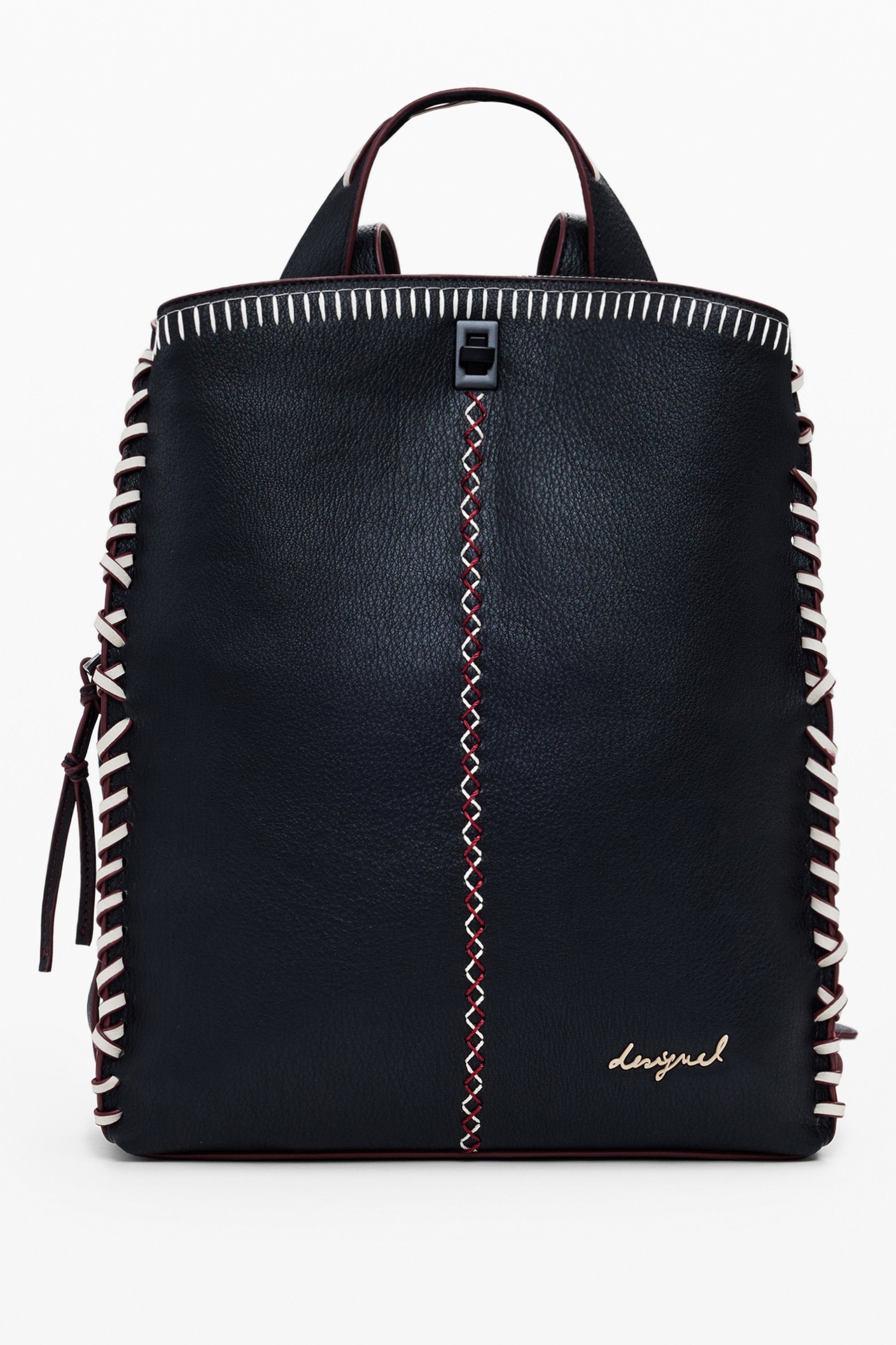 MOCHILA NEGRA DE MUJER DESIGUAL 
