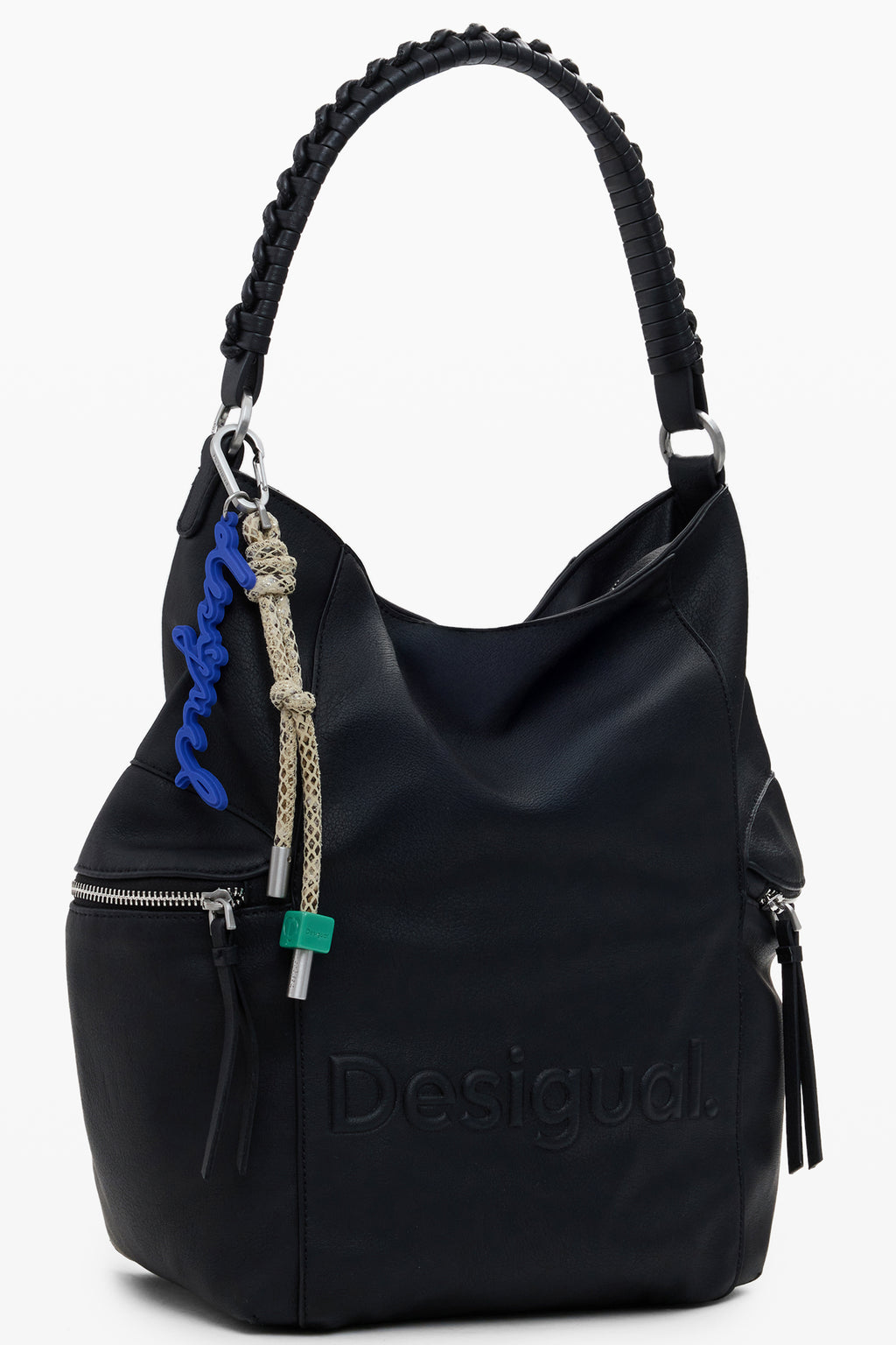 MOCHILA NEGRA DE MUJER DESIGUAL 