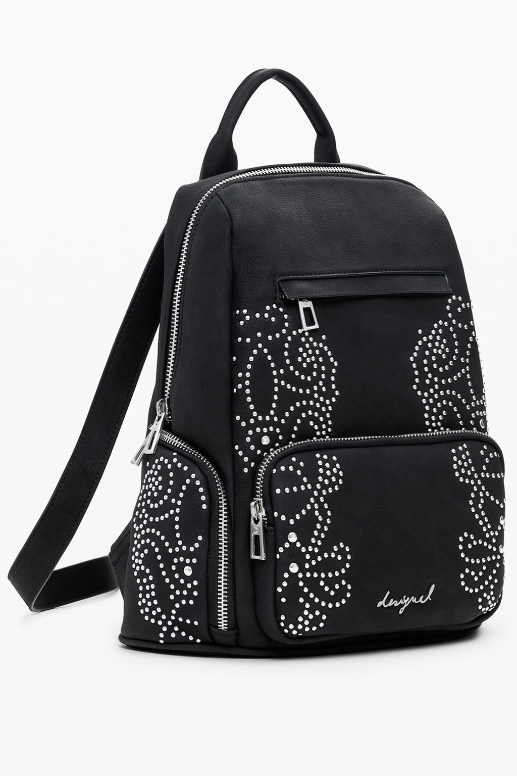 DESIGUAL WOMEN'S BLACK BACKPACK 