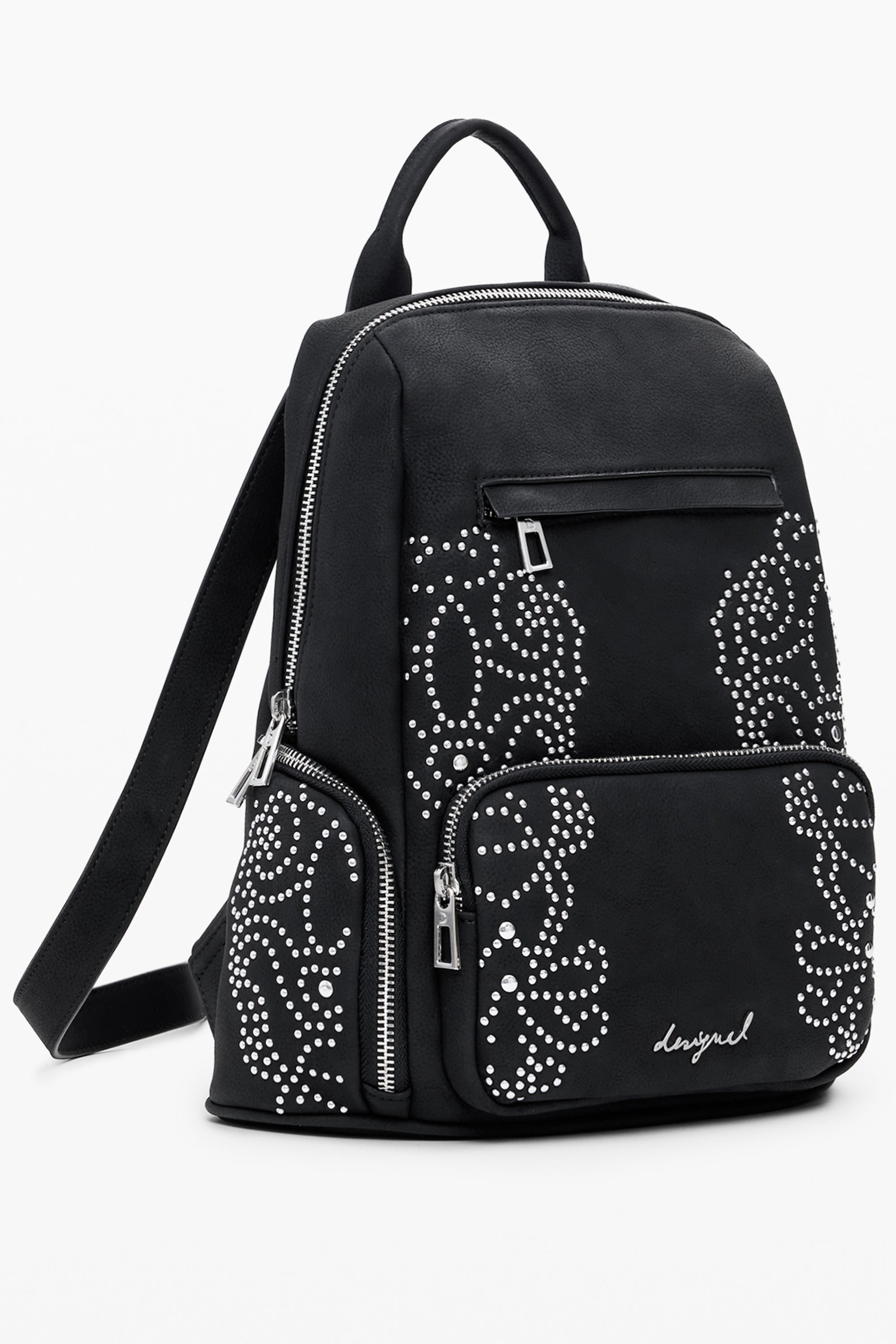 MOCHILA NEGRA DE MUJER DESIGUAL 