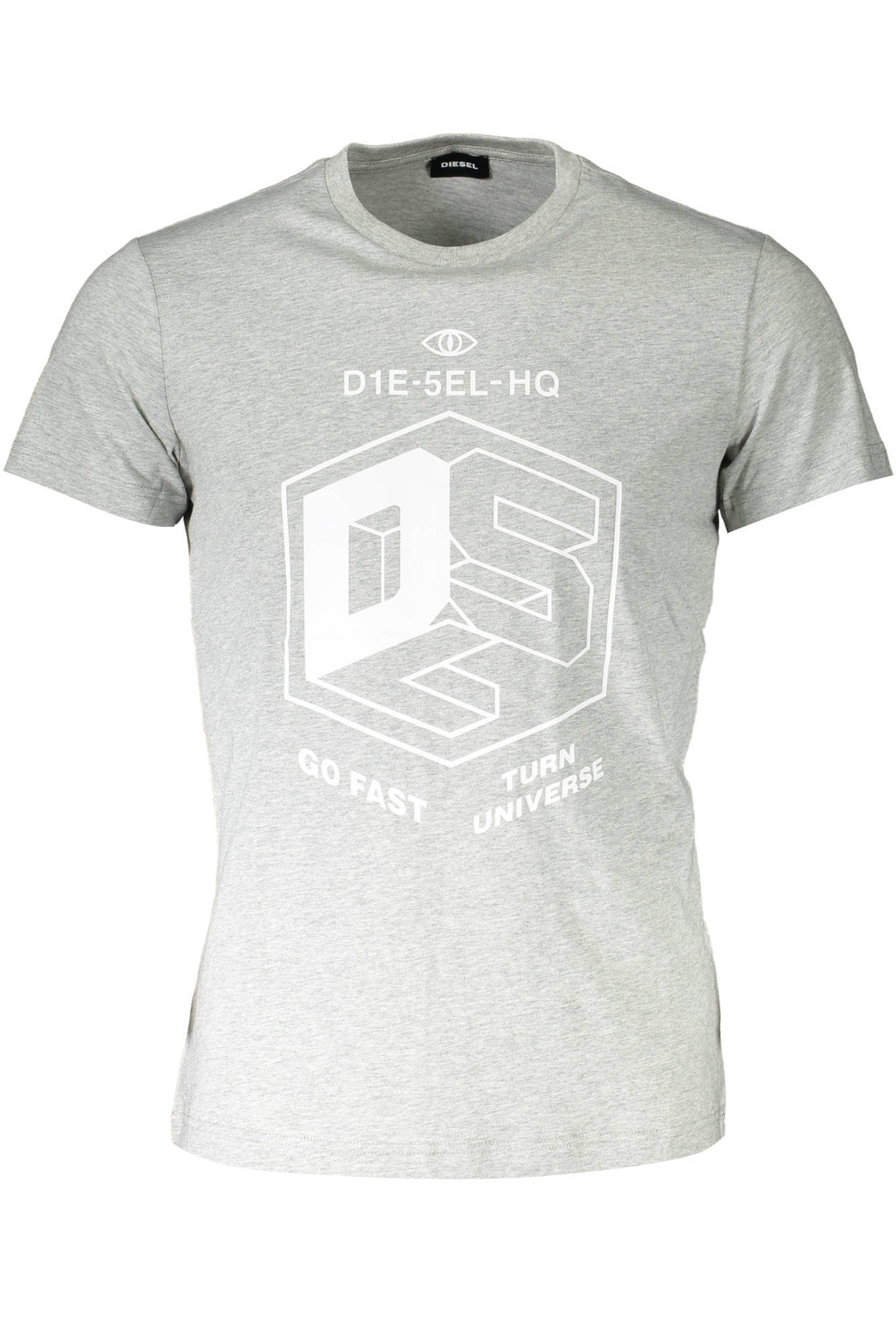 CAMISETA DE MANGA CORTA PARA HOMBRE DIESEL, GRIS 