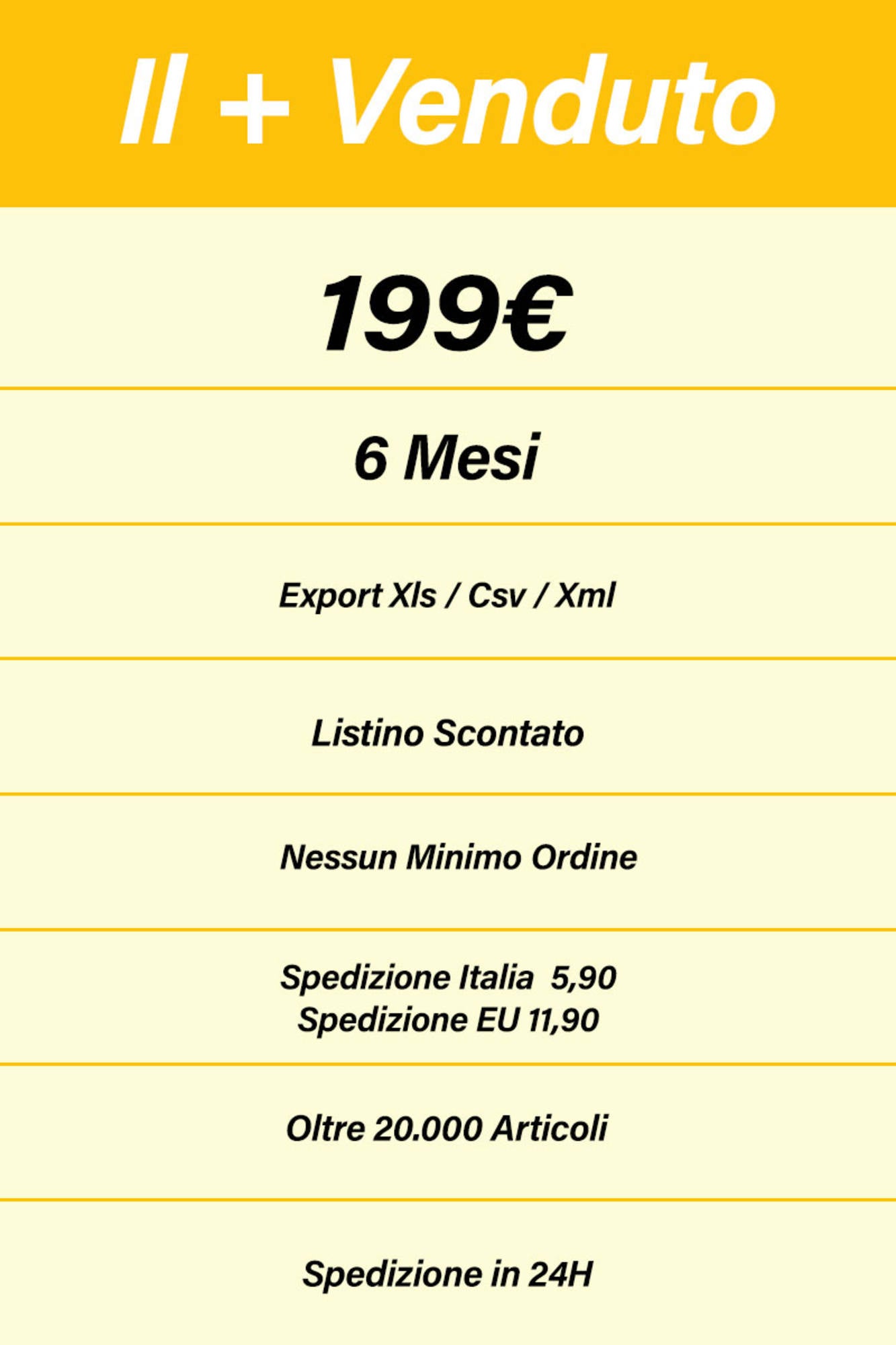 SERVICIO DE ENVÍO DIRECTO DE 6 MESES 