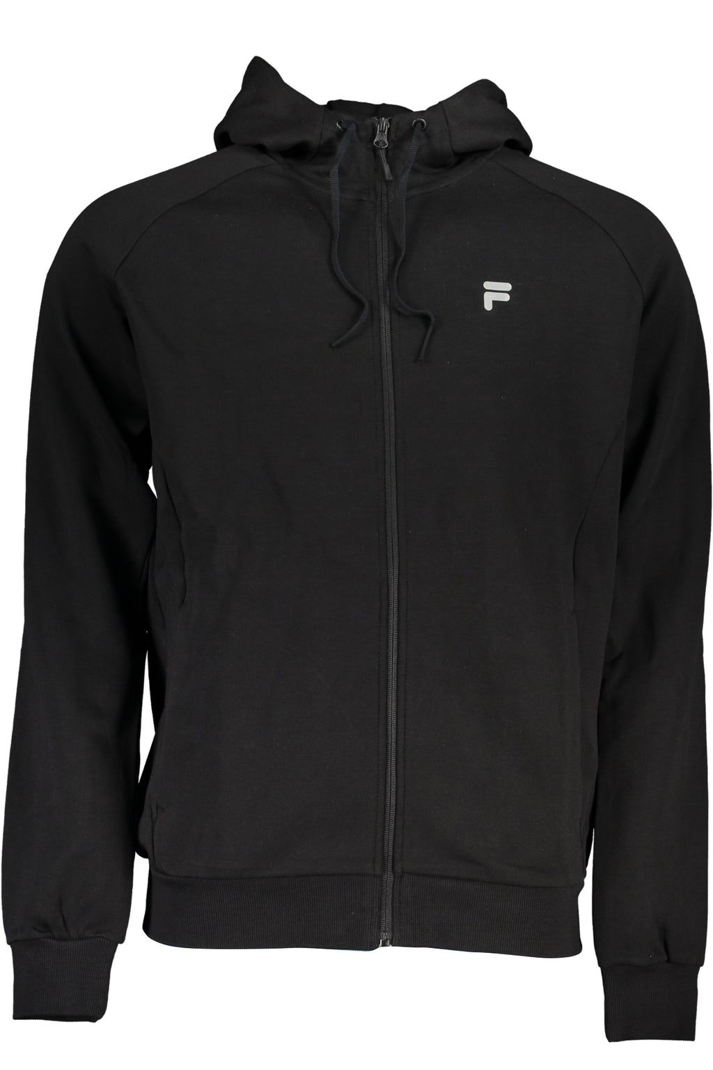 FILA FELPA CON ZIP UOMO NERO