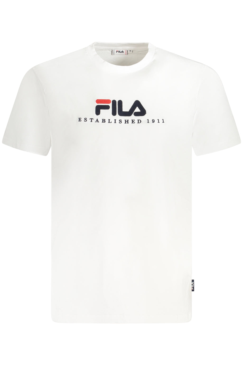 CAMISETA DE MANGA CORTA FILA PARA HOMBRE BLANCA 