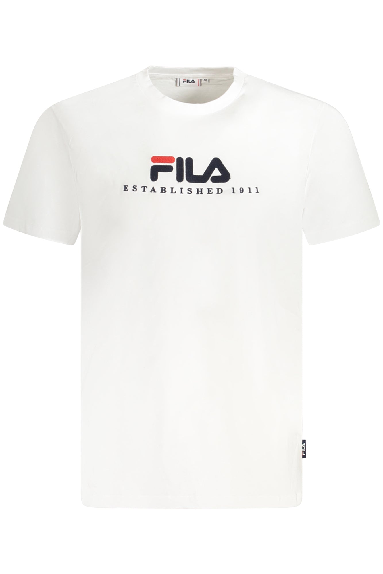 CAMISETA DE MANGA CORTA FILA PARA HOMBRE BLANCA 