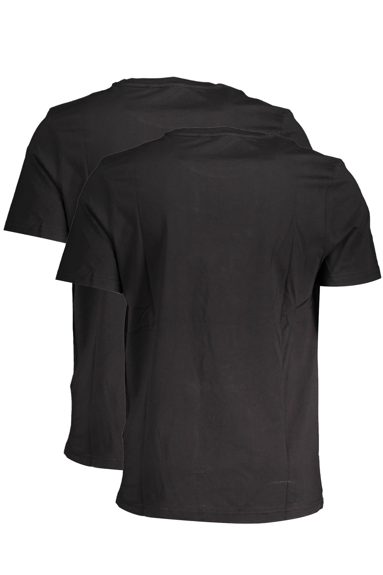 CAMISETA DE MANGA CORTA FILA PARA HOMBRE NEGRA 