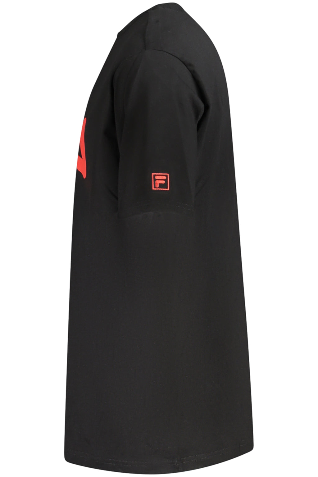 CAMISETA DE MANGA CORTA FILA PARA HOMBRE NEGRA 