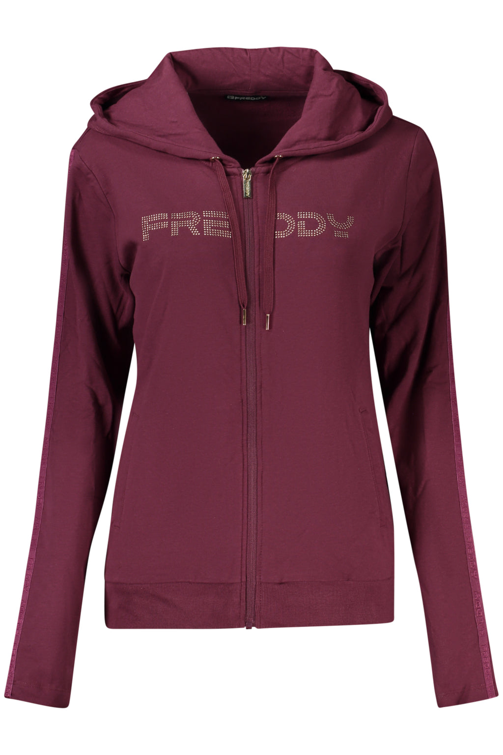 SUDADERA FREDDY MUJER MORADA CON CREMALLERA 