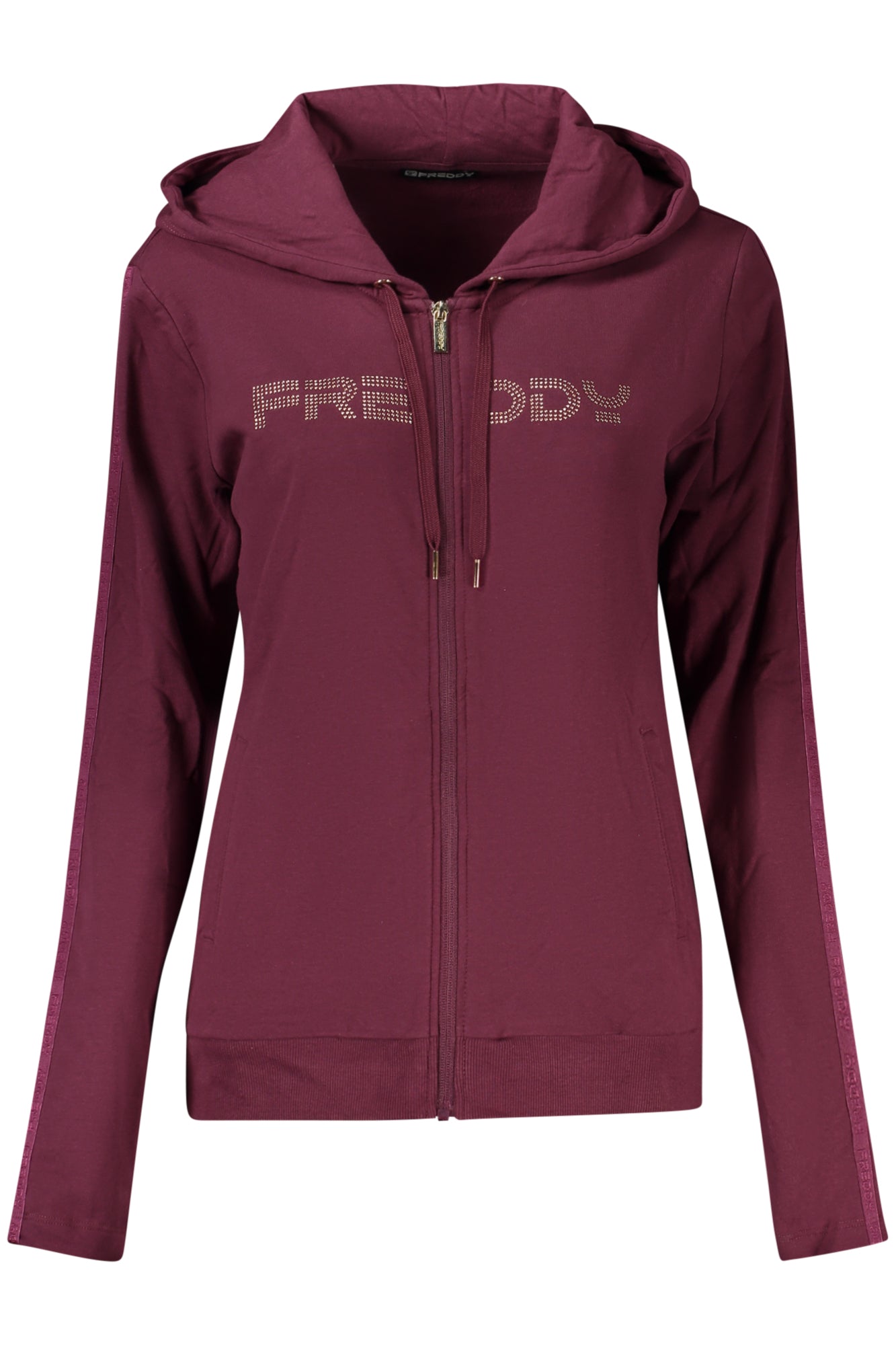SUDADERA FREDDY MUJER MORADA CON CREMALLERA 