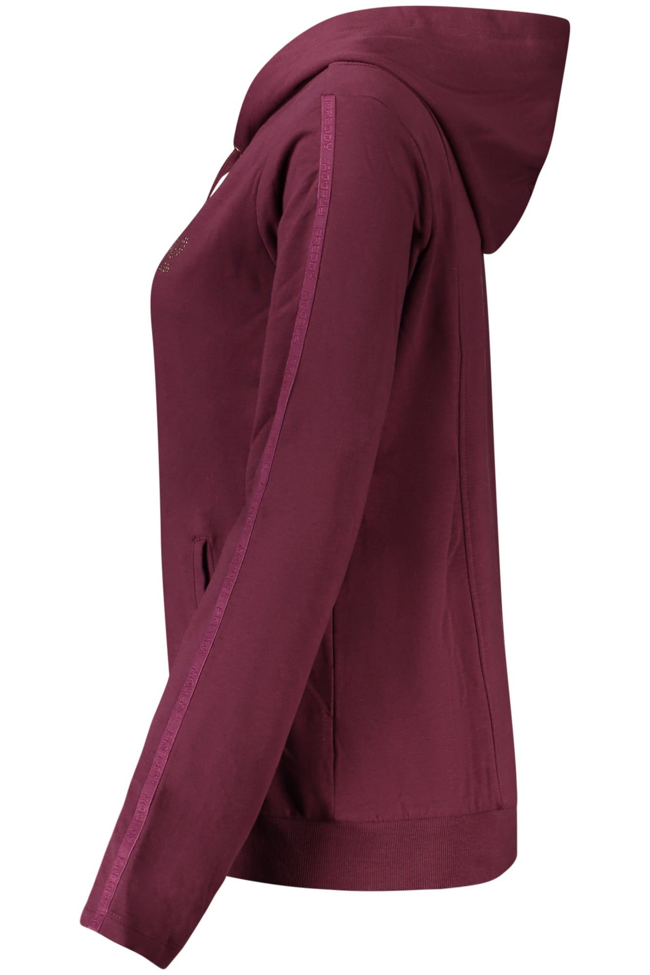 SUDADERA FREDDY MUJER MORADA CON CREMALLERA 