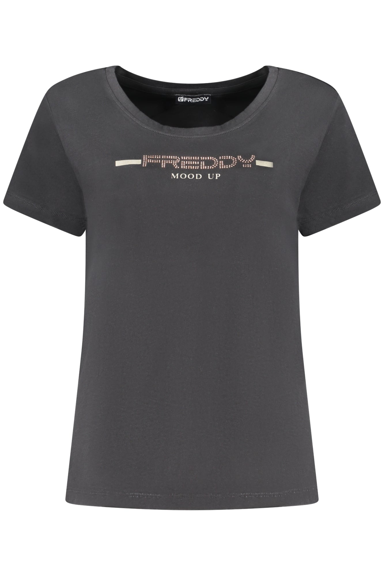 CAMISETA DE MANGA CORTA FREDDY MUJER NEGRA 