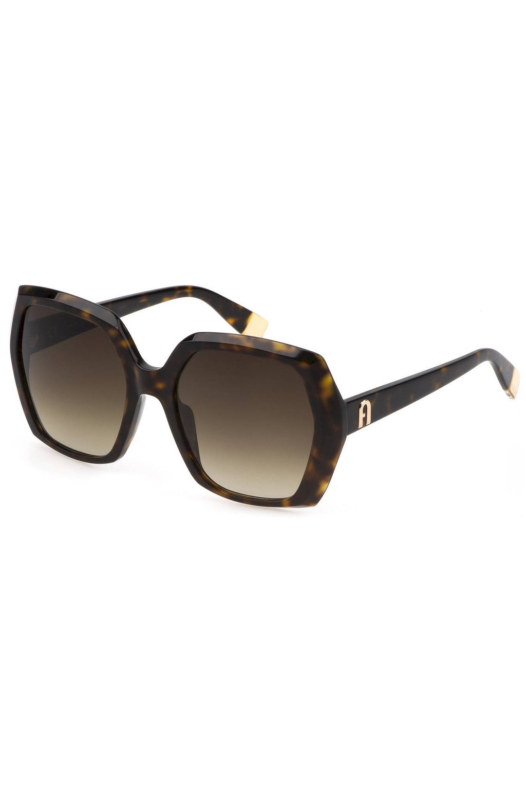 FURLA WOMEN'S BROWN SUNGLASSES 