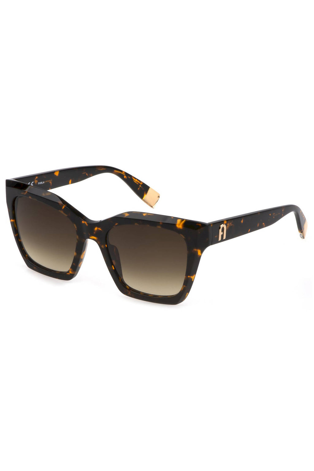 FURLA WOMEN'S BROWN SUNGLASSES 