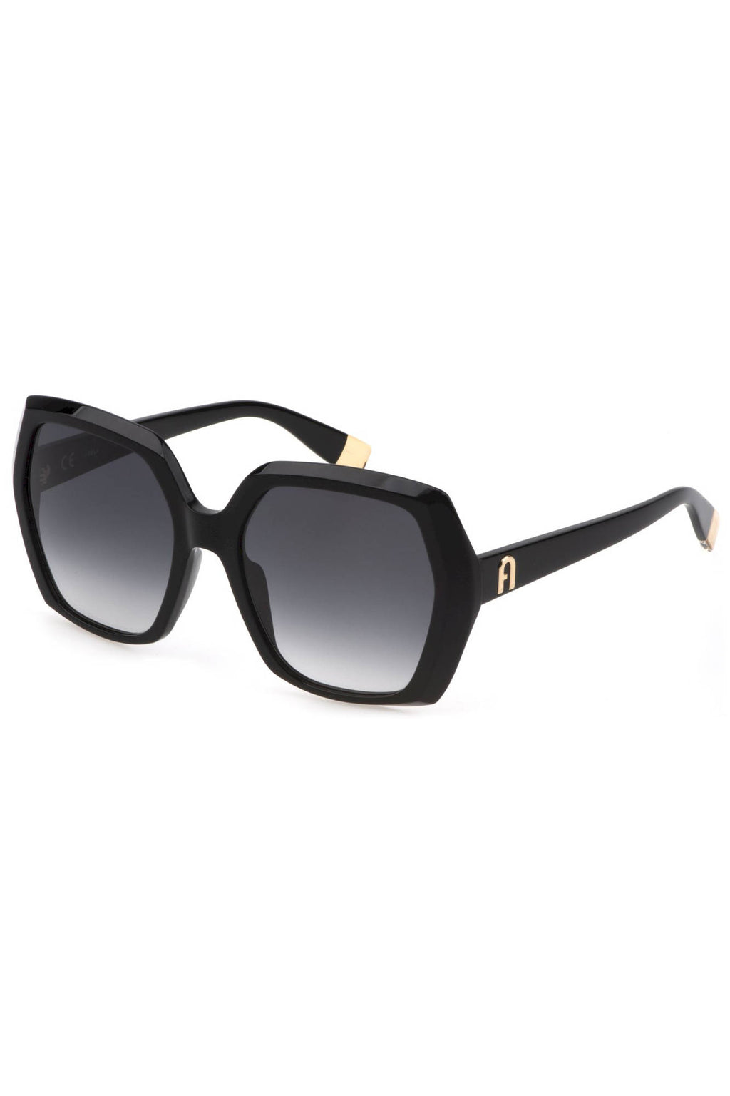 FURLA WOMEN'S BLACK SUNGLASSES 