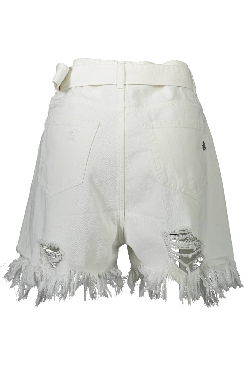 GAELLE PARIS WOMEN'S WHITE SHORTS 