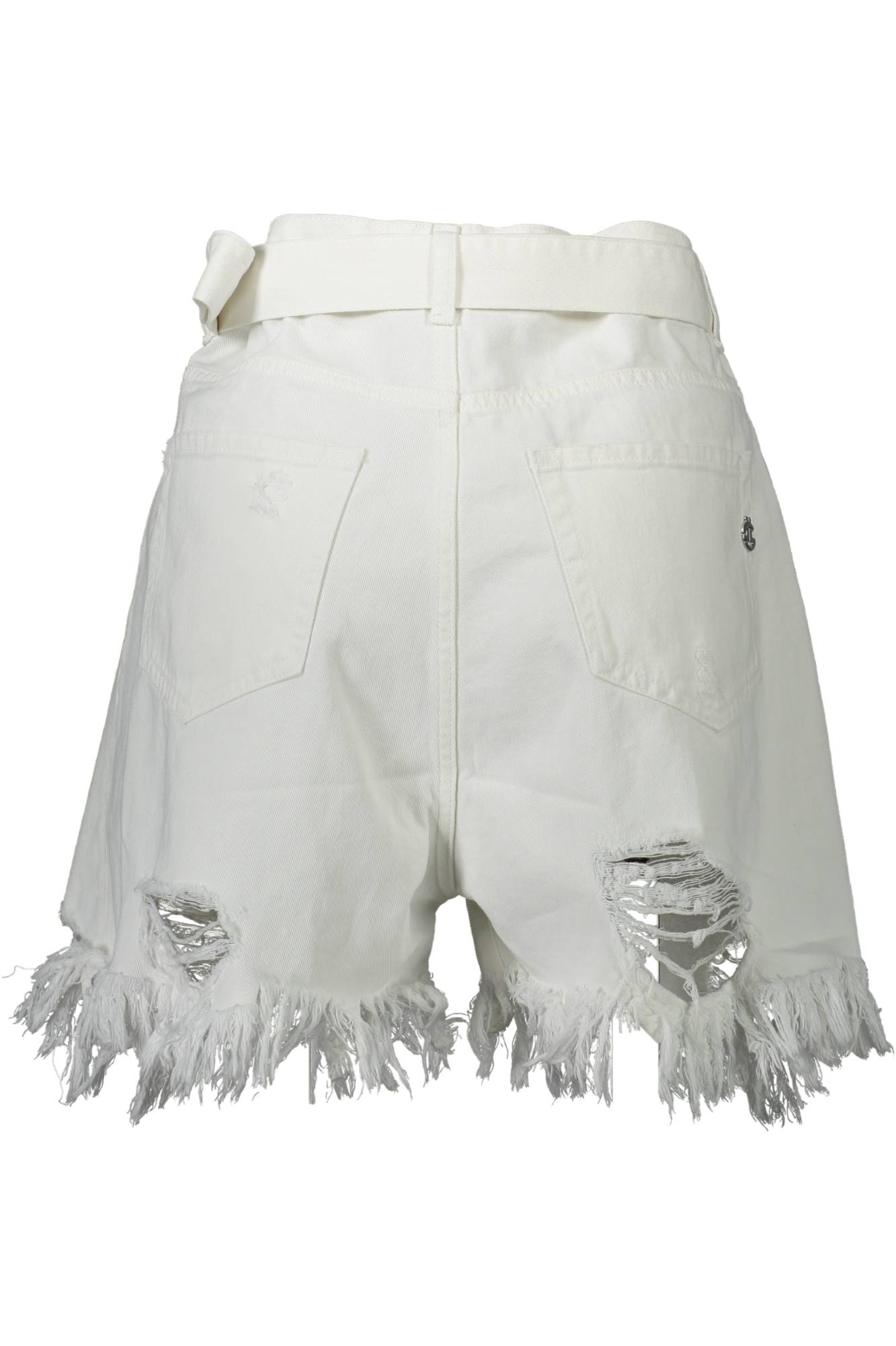 GAELLE PARIS WOMEN'S WHITE SHORTS 