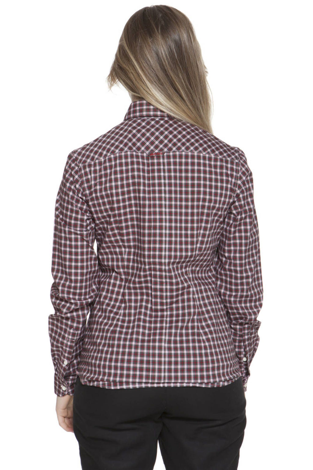 CAMISA DE MANGA LARGA PARA MUJER GANT, ROJA 