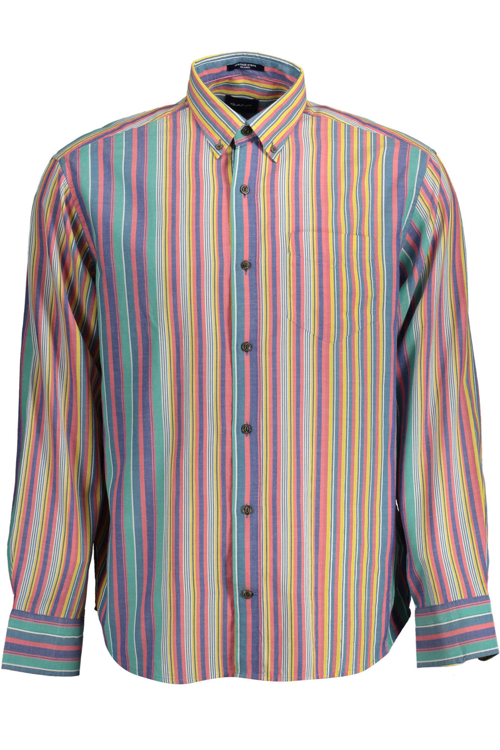 Camisa de manga larga para hombre GANT, azul 