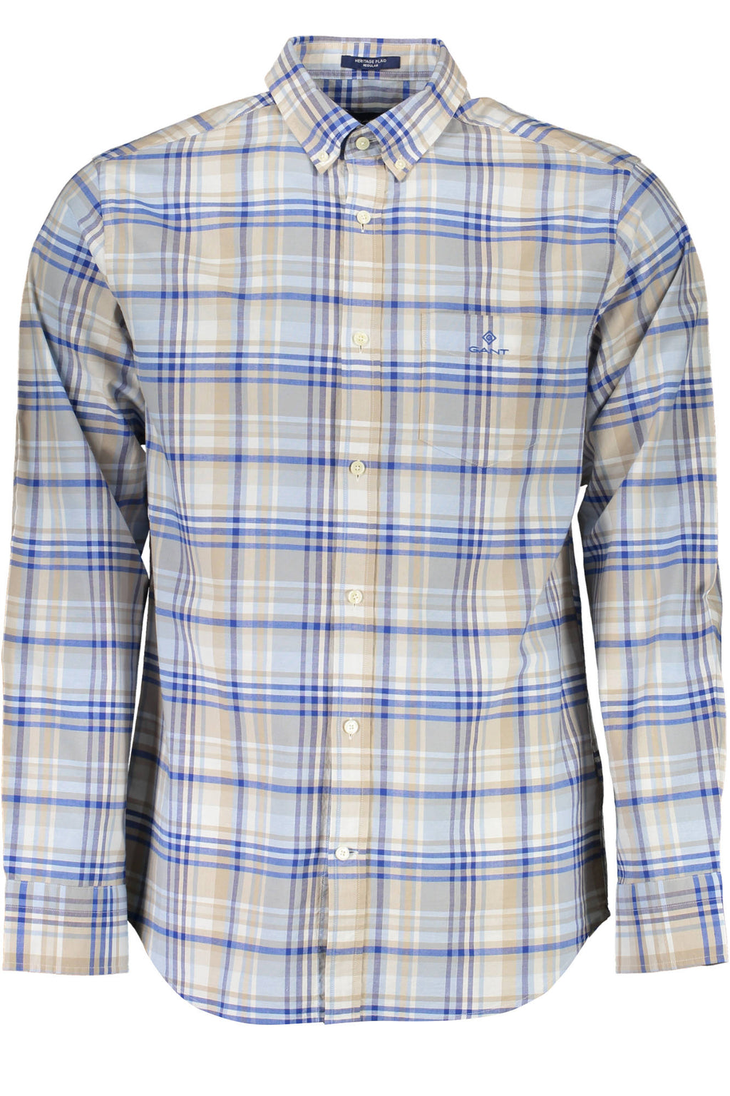 GANT CAMICIA MANICHE LUNGHE UOMO AZZURRO