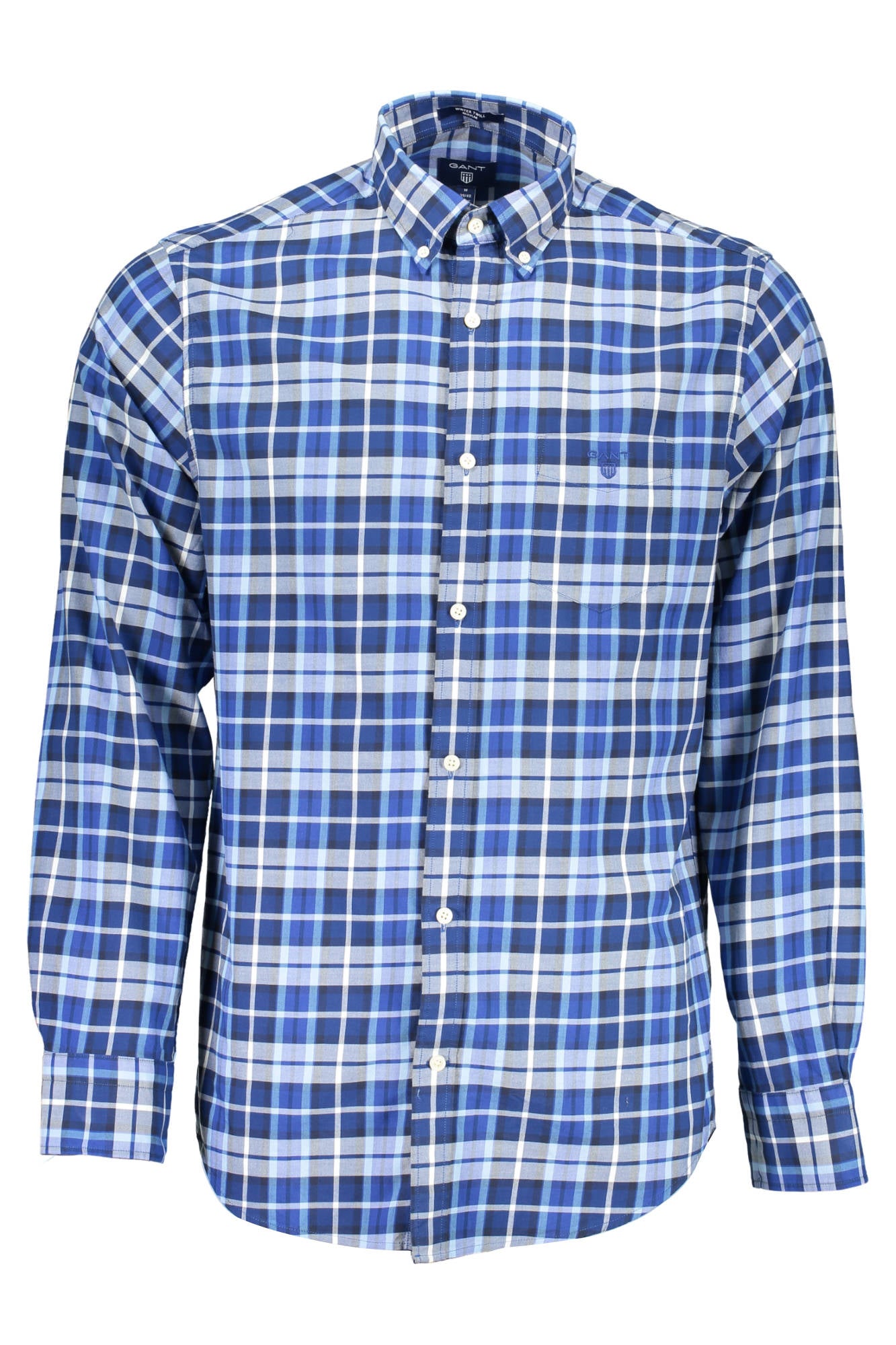 GANT MEN'S LONG-SLEEVED SHIRT, BLUE 