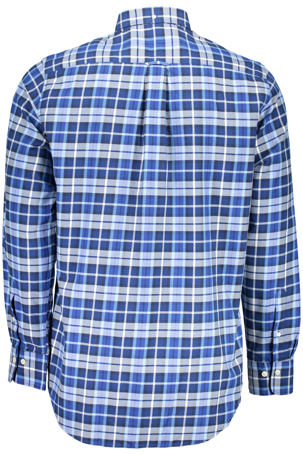 Camisa de manga larga para hombre GANT, azul 