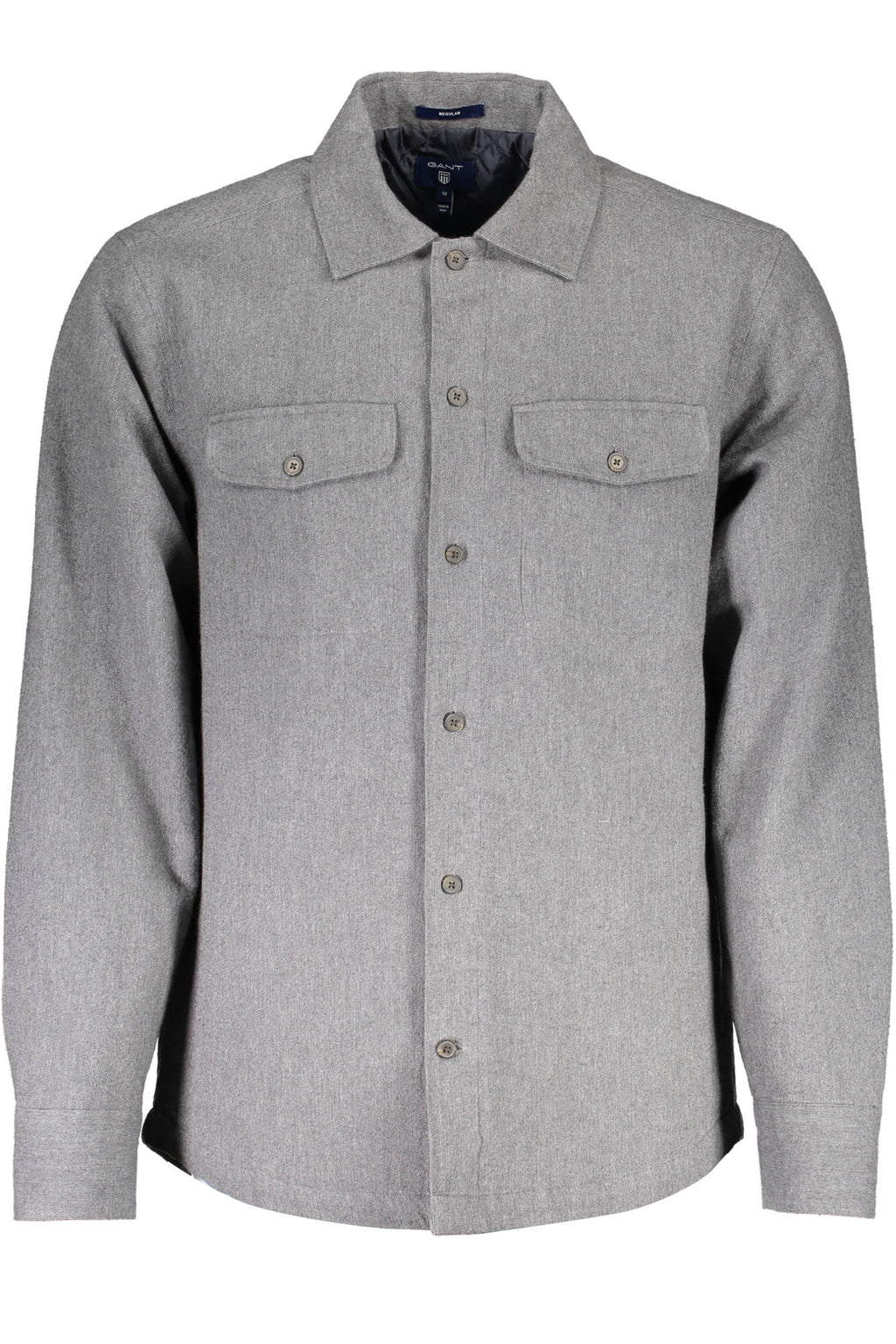 GANT MEN'S LONG-SLEEVED SHIRT, GREY 