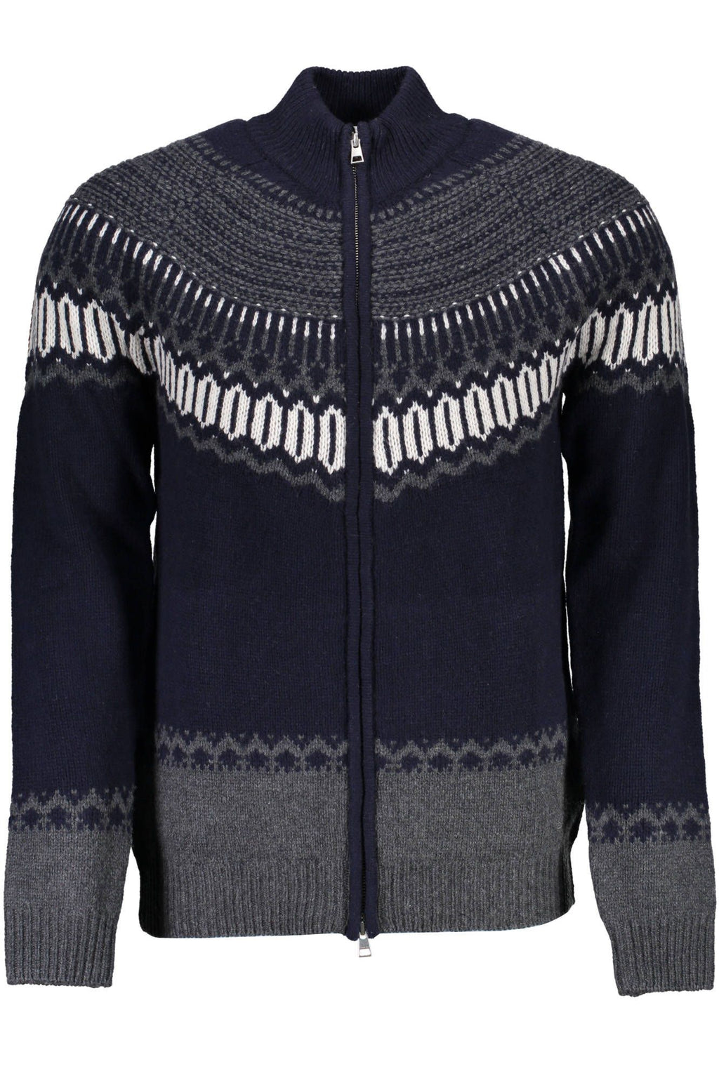 GANT MEN'S BLUE CARDIGAN 